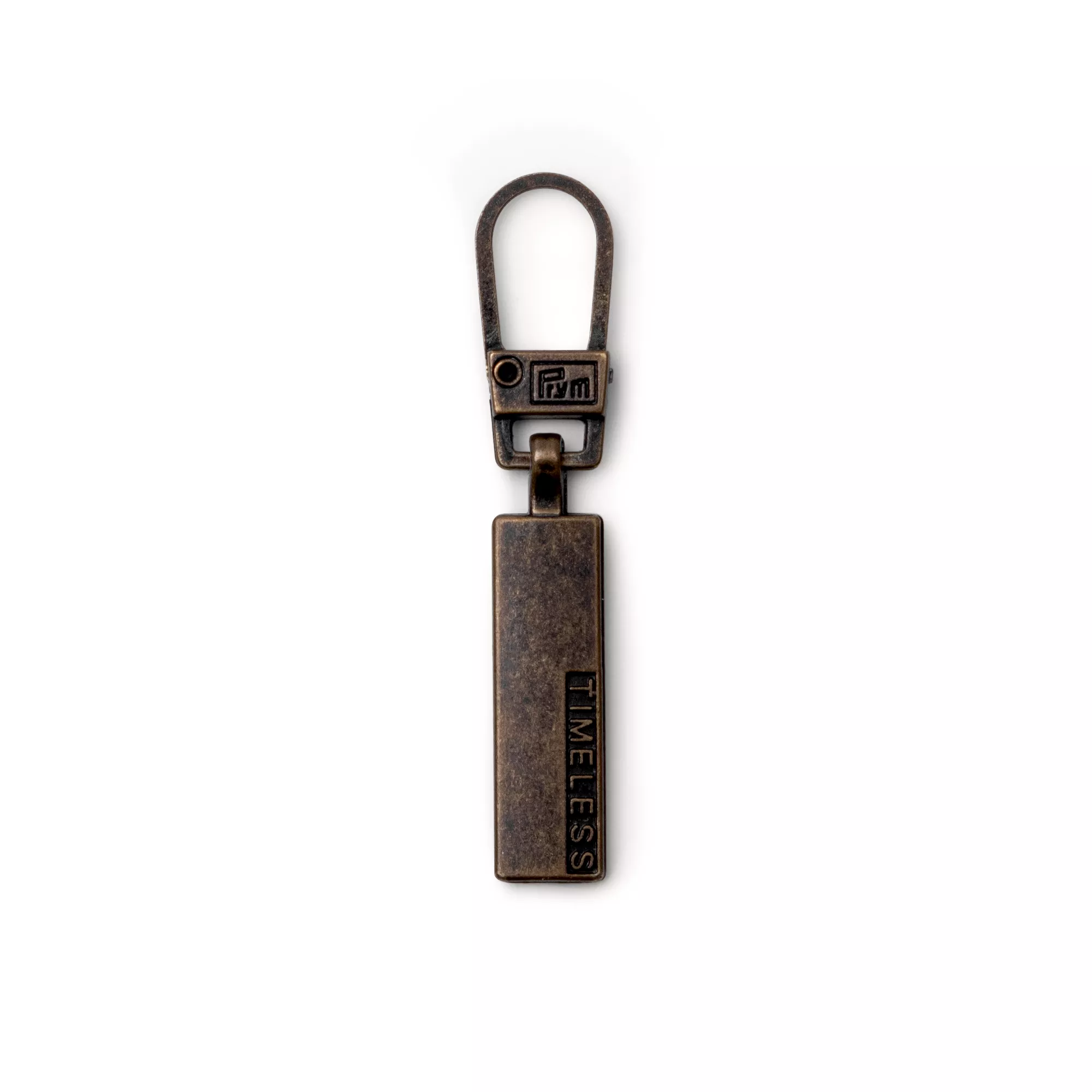 Zip puller classic TIMELESS, antique brass 