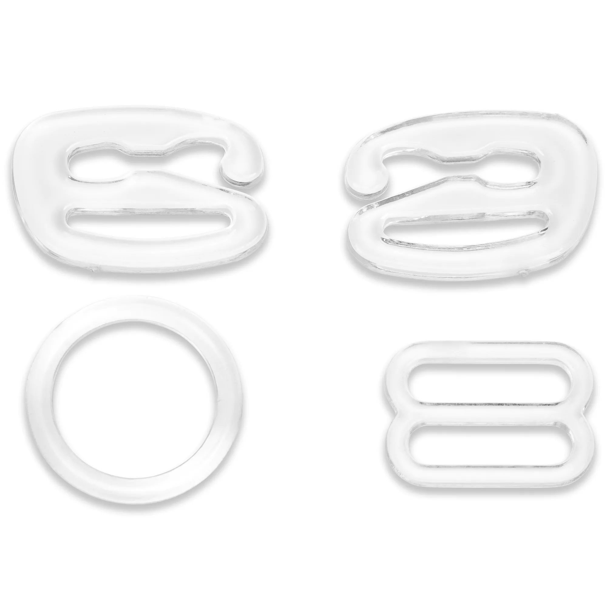 Bra accessories, 12 mm, transparent