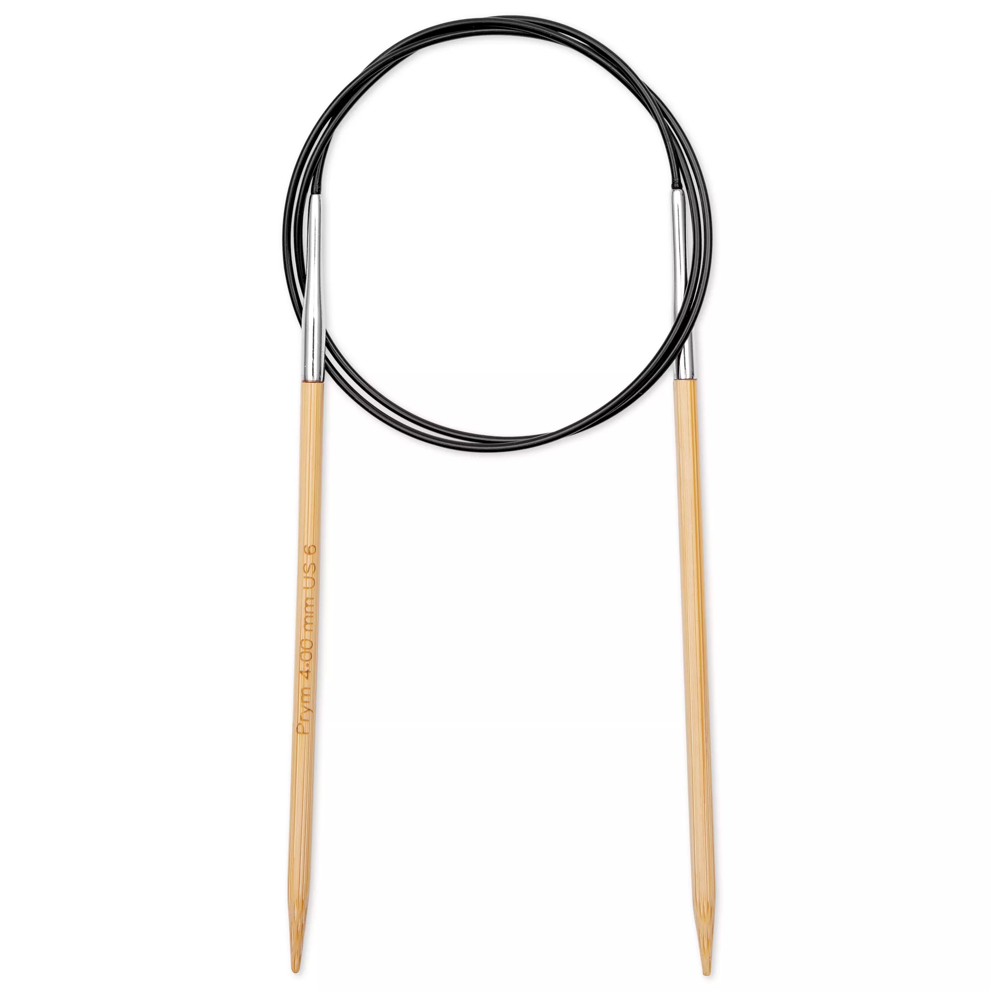 Circular knitting needle Prym 1530, bamboo, 80cm, 4.00mm
