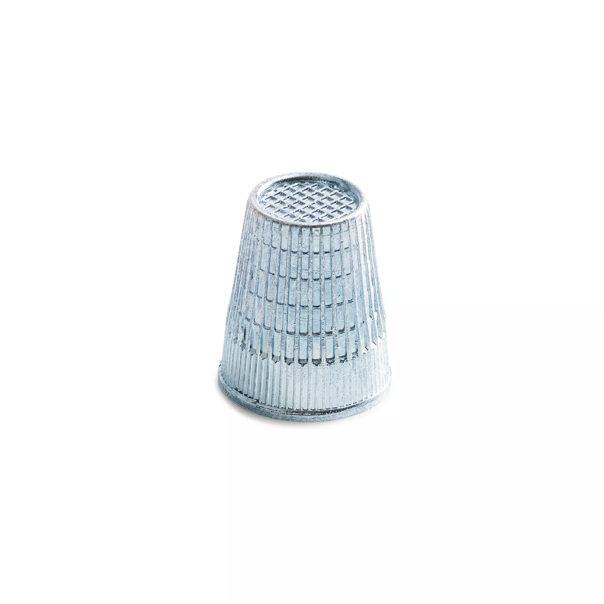 Thimble with anti-slip edge, 17.0mm, silver-coloured