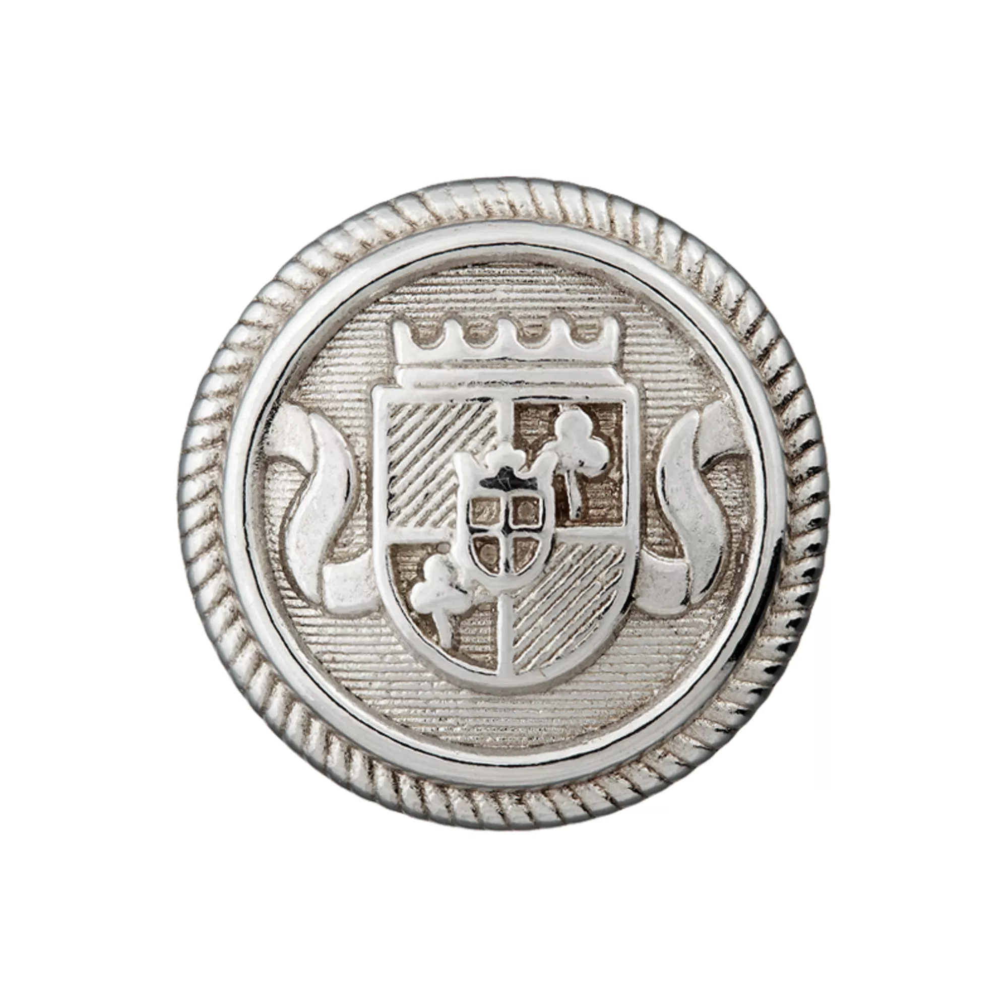 Bouton métal pied