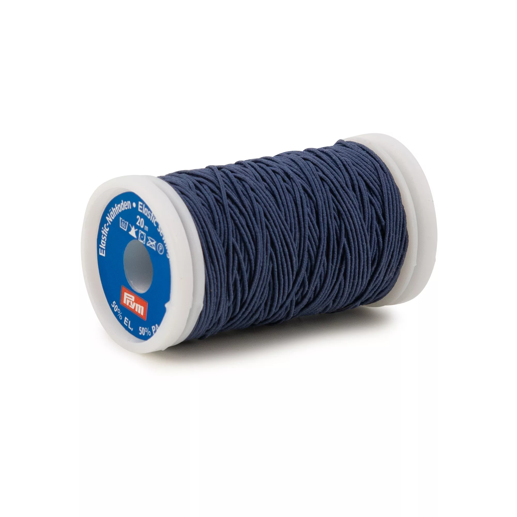 Filo da cucire elastico, 0,5mm, blu navy