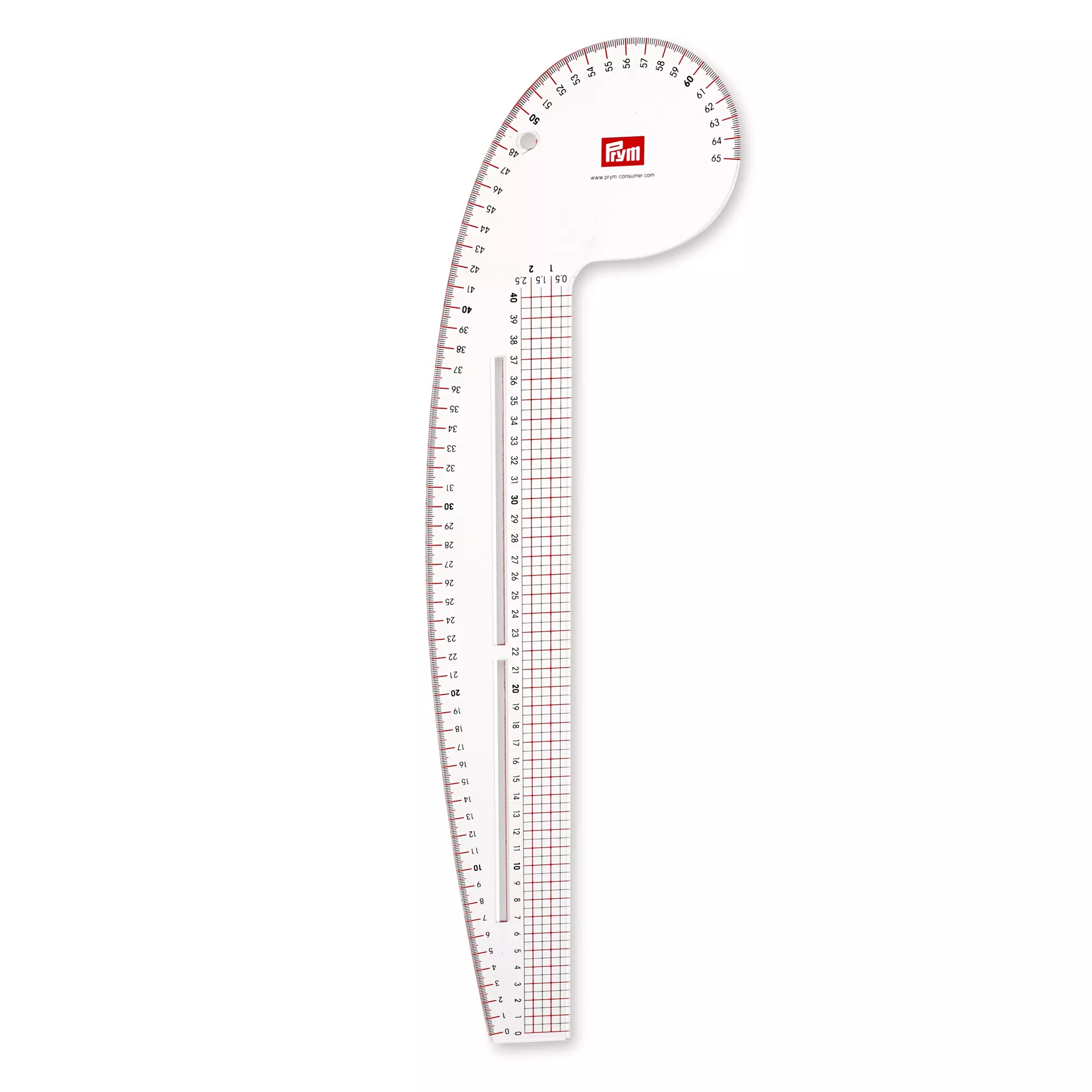 Curved rule