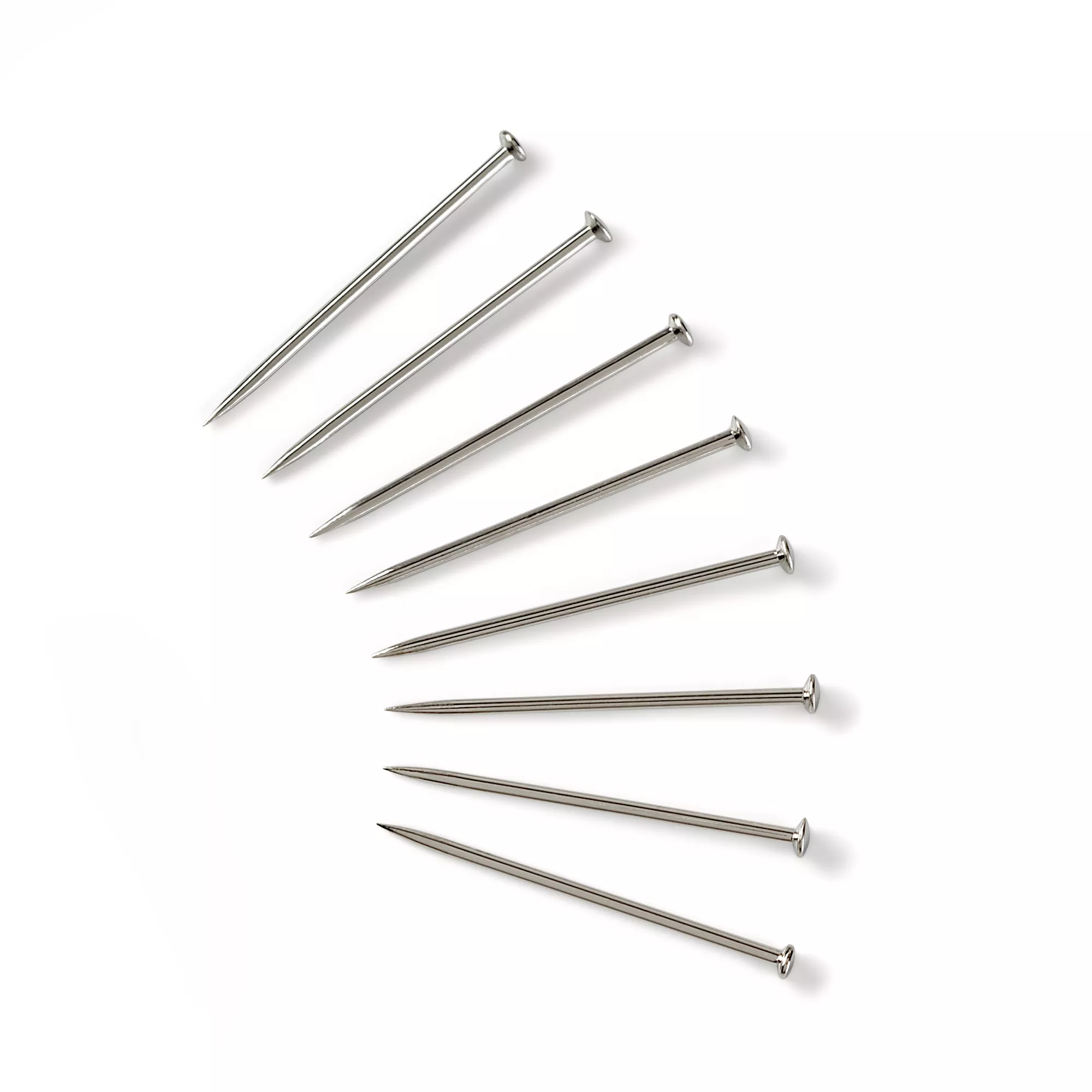 Pins, 0.65 x 16mm, silver-coloured