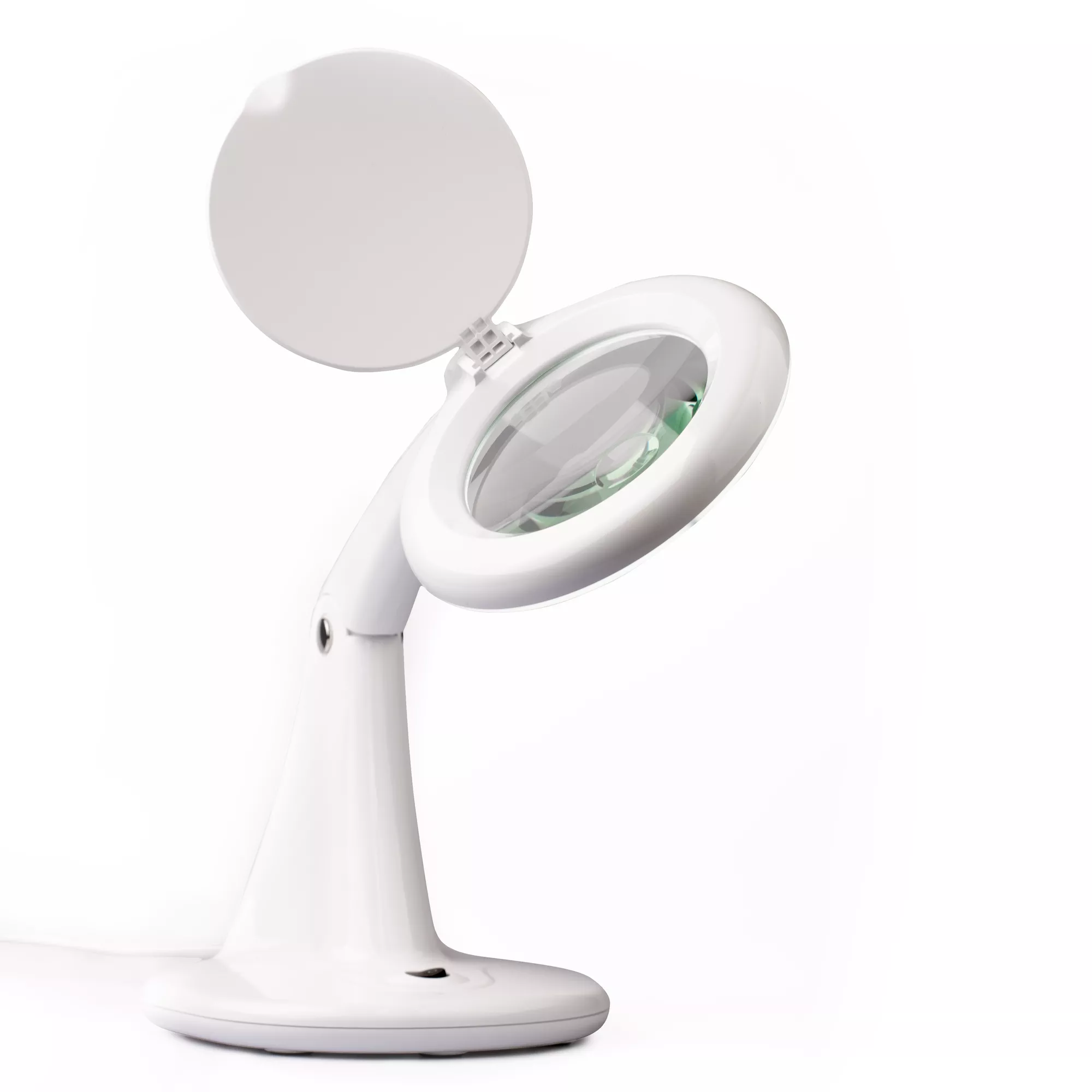Lente d’ingrandimento con lampada a LED e base
