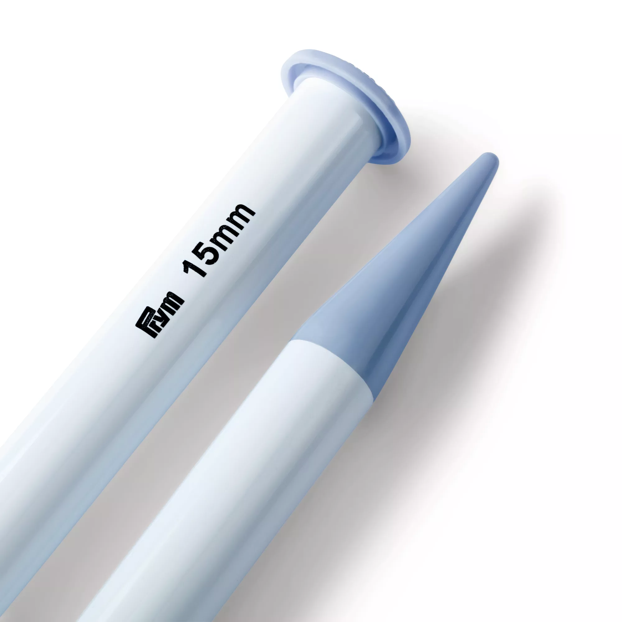 Single-pointed knitting needles, plastic, 40cm, 15.00mm, coloured