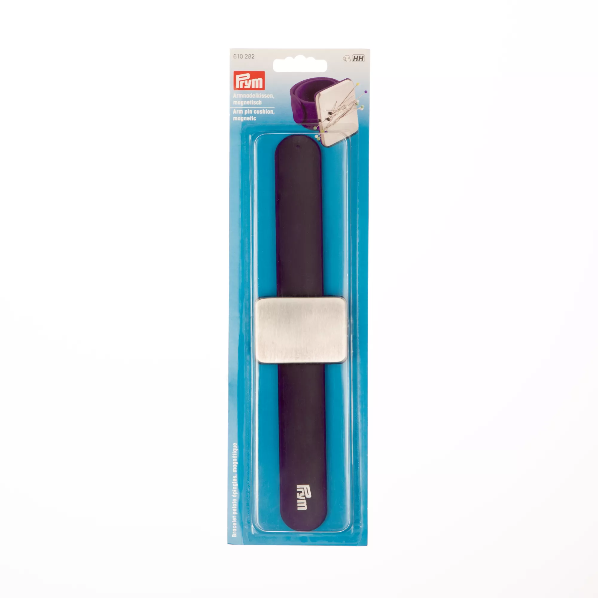 Arm pin cushion magnetic dark violet