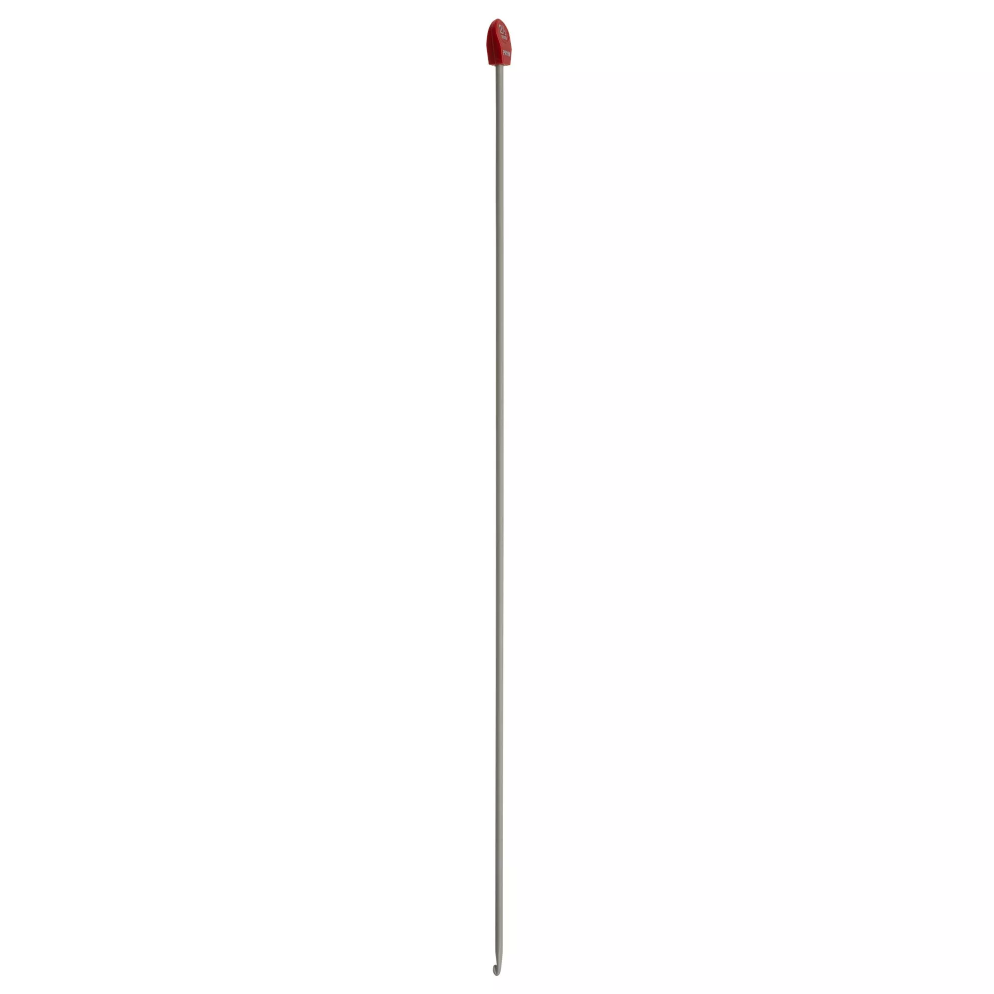 Ganchillos tunecinos, 30cm, 2,50mm, gris