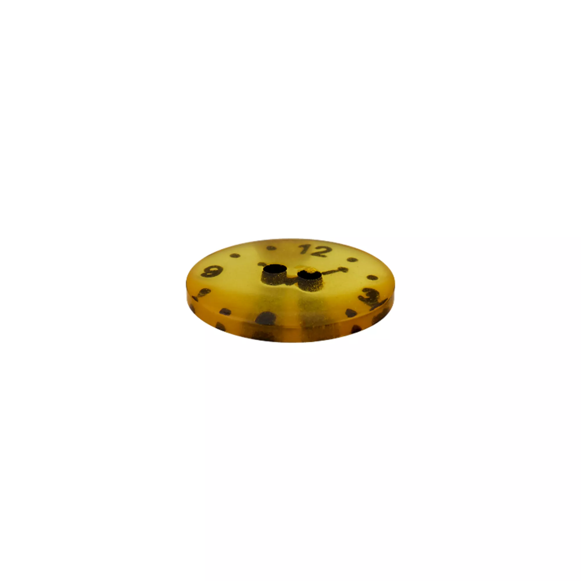 Polyester button 2-holes, Clock