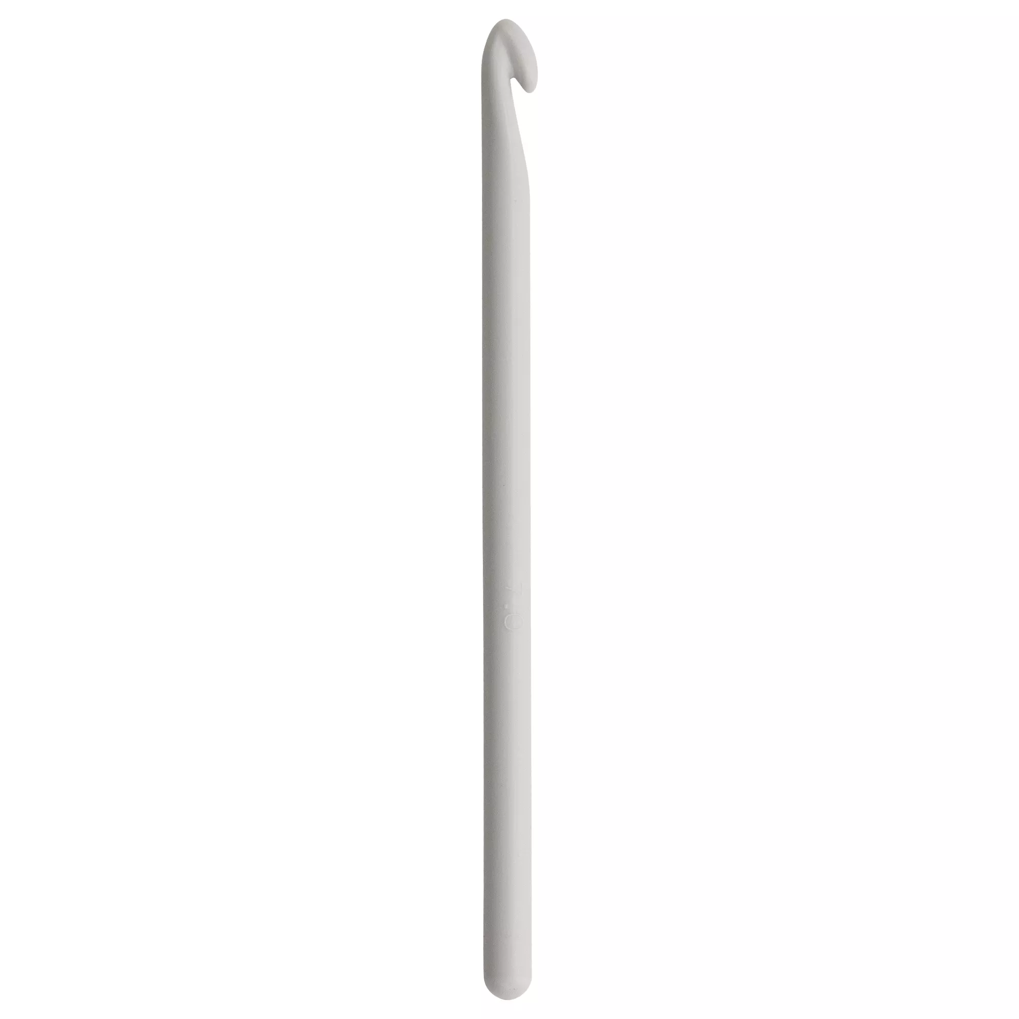 Wool crochet hook without handle 14cm, 7.00mm, grey