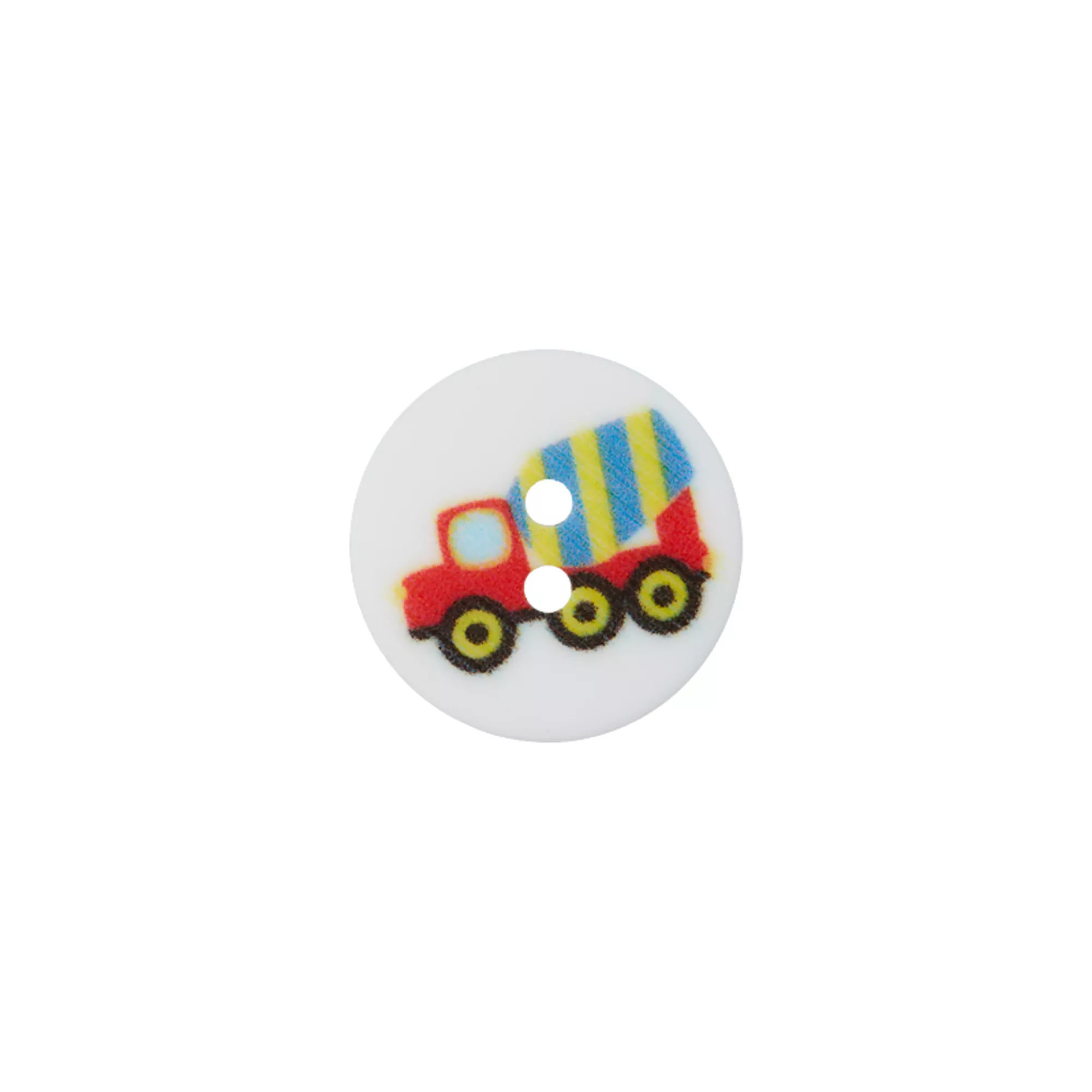 Polyester button Construction vehicle
