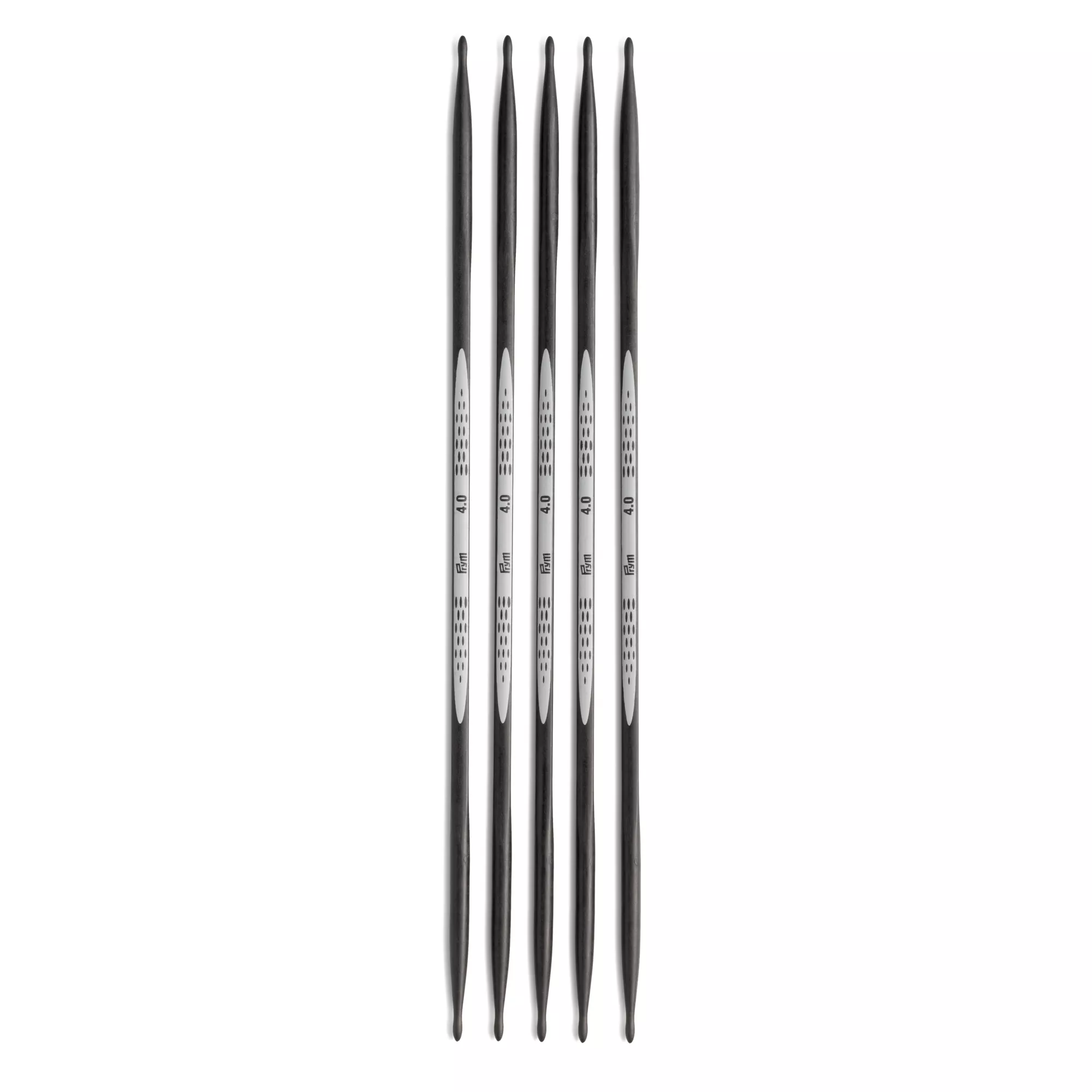 Double-pointed knitting needles prym.ergonomics, Carbon Technology, 20cm, 4.00mm