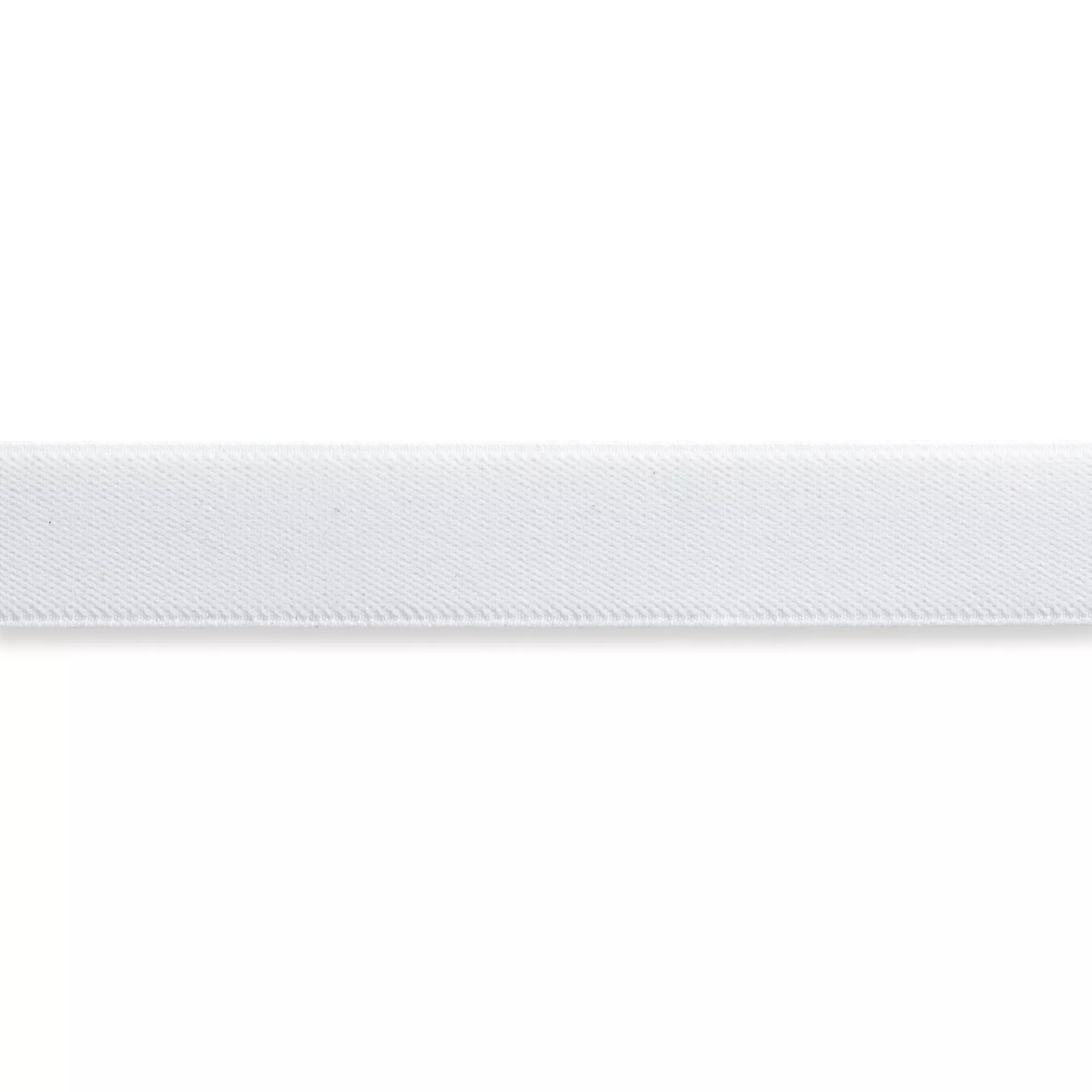 Ruban velours élastique, 30mm, blanc, 10m