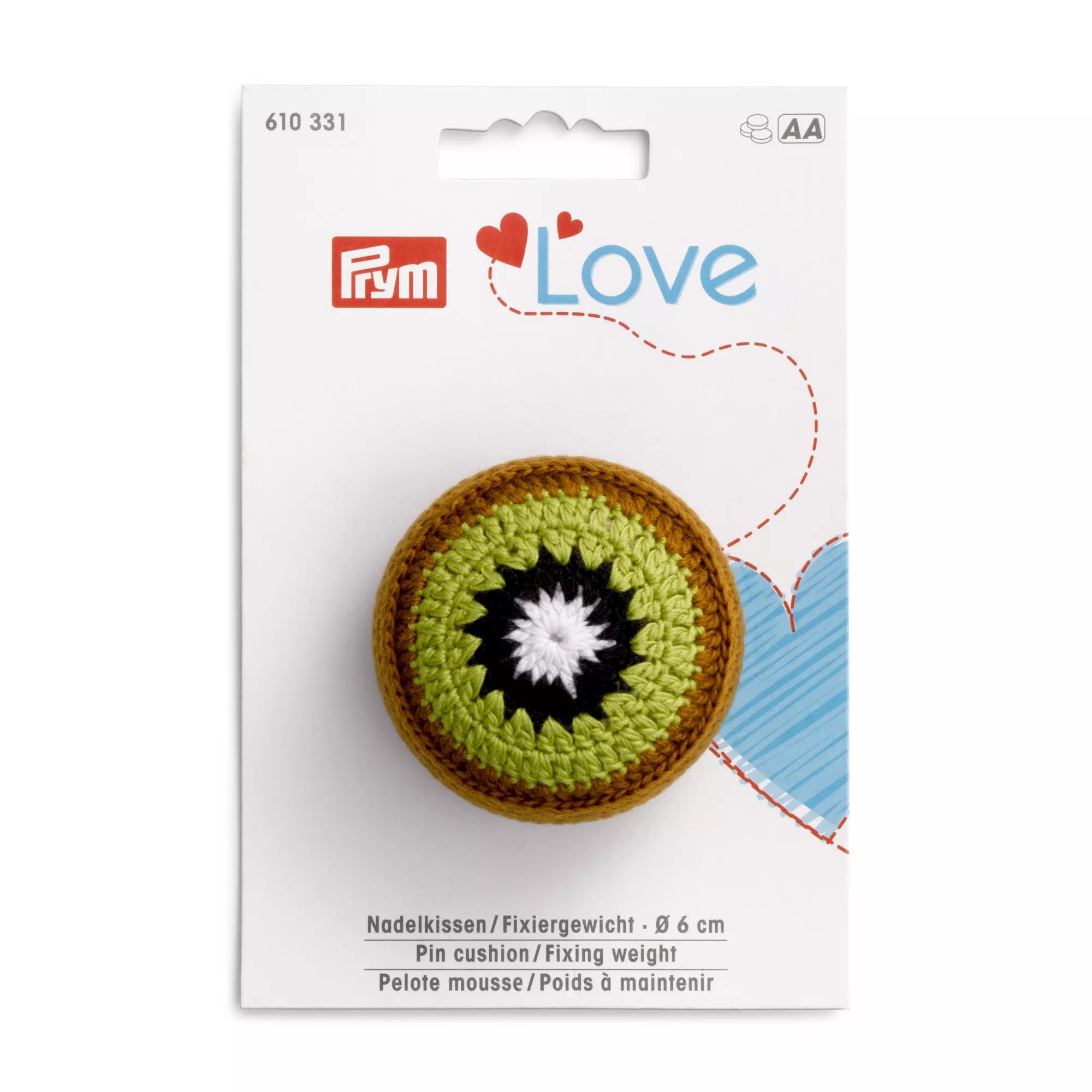 Pin cushion/Fixing weight, Prym Love, kiwi