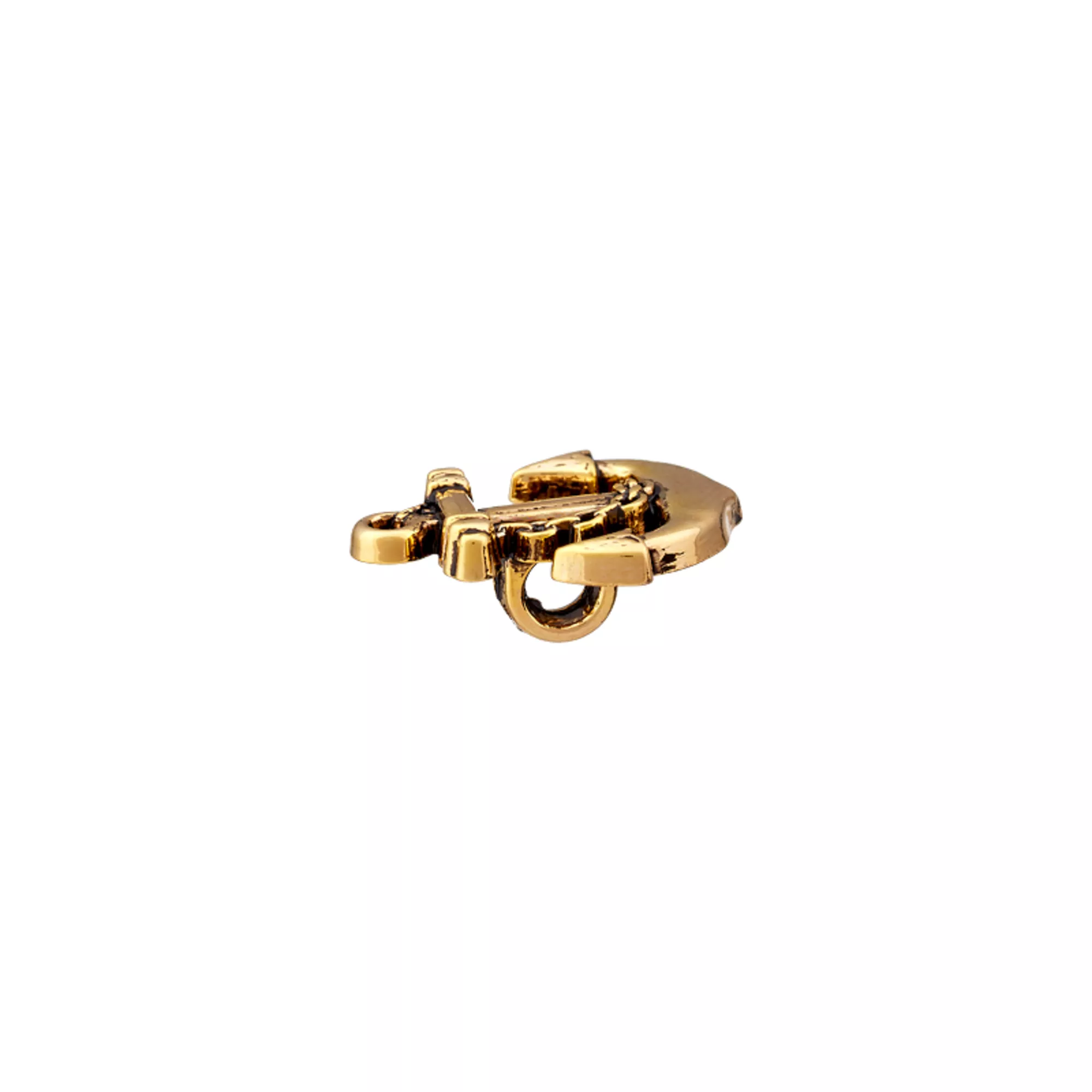 Metal button shank, Anchor