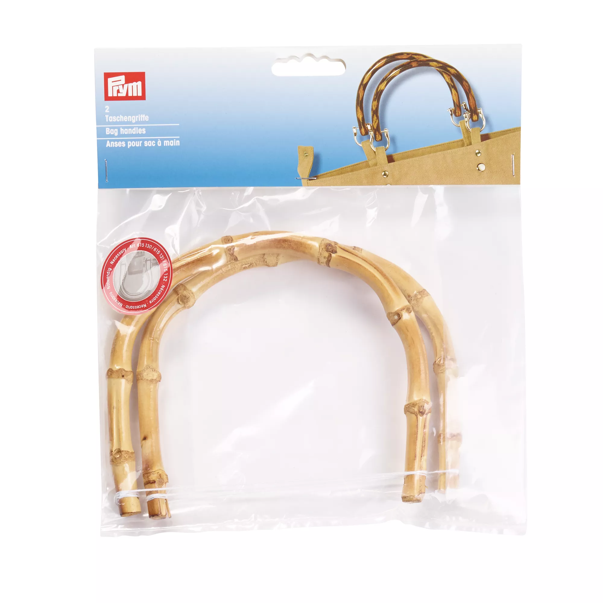 Bag handle loops Kim, bamboo