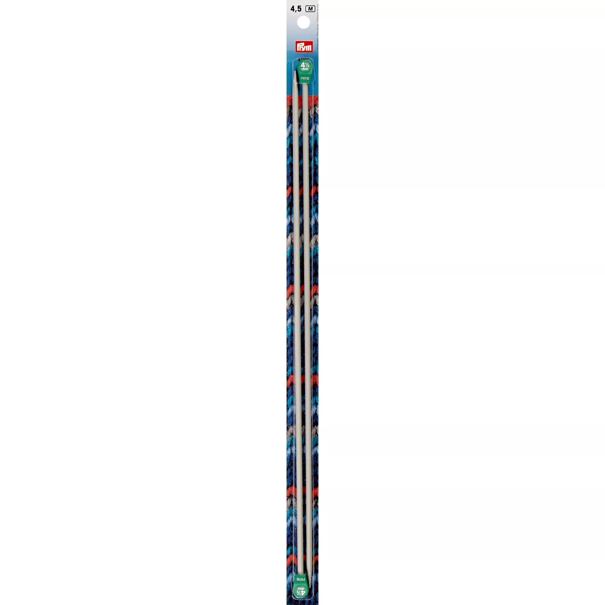 Jackenstricknadeln, Aluminium, 40cm, 4,50mm, grau
