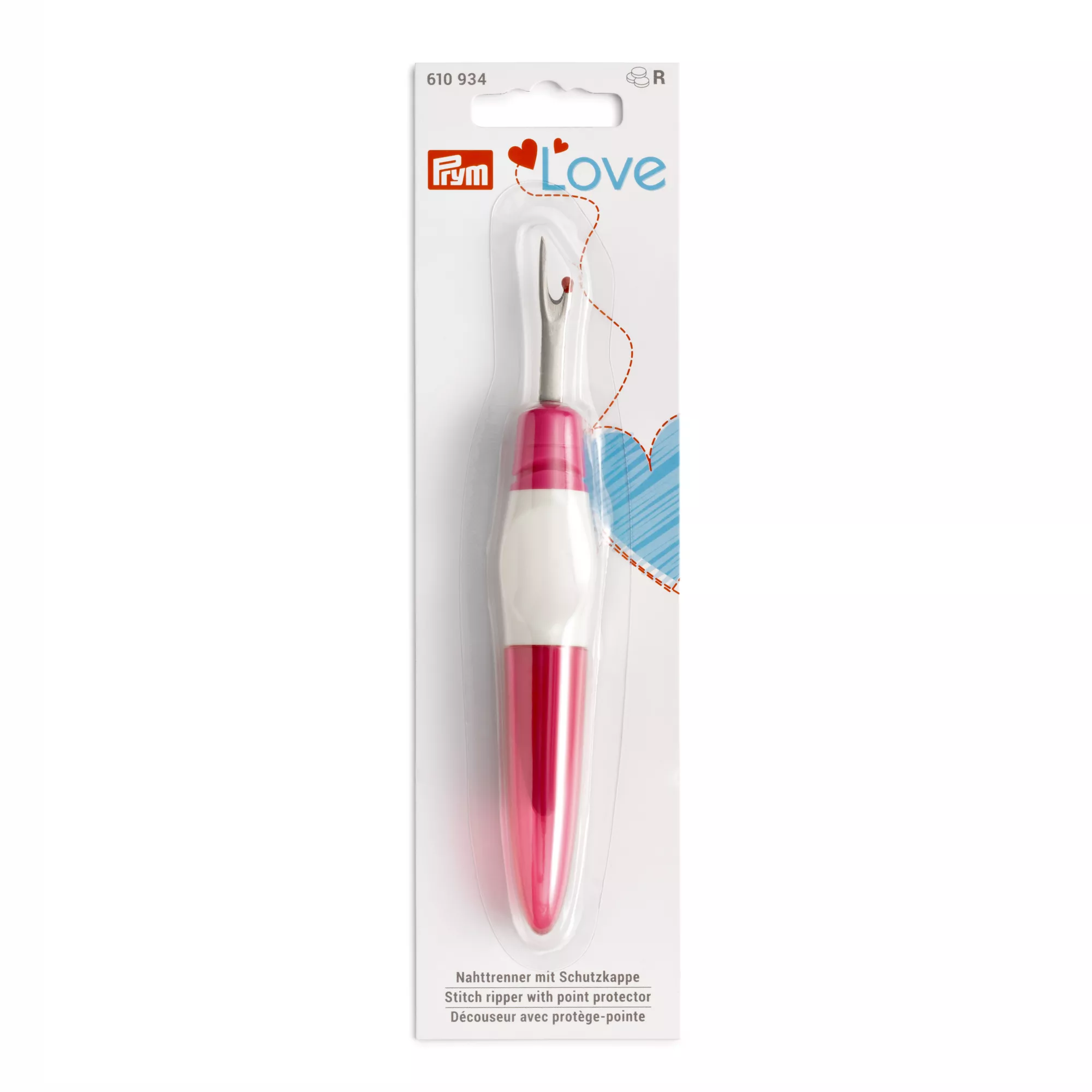 Stitch rippers small, Prym Love pink, prym.ergonomics
