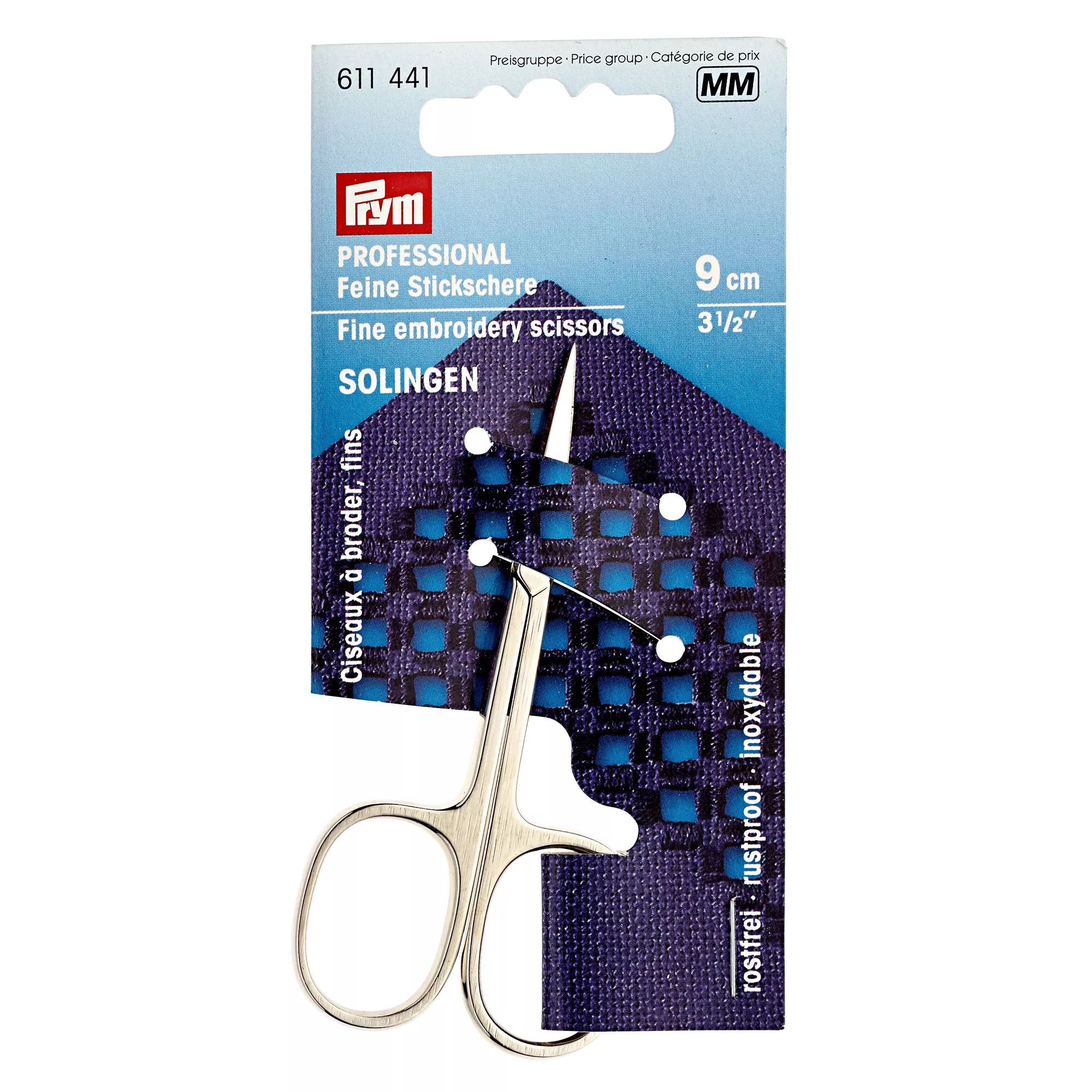 Embroidery scissors, super fine 9cm