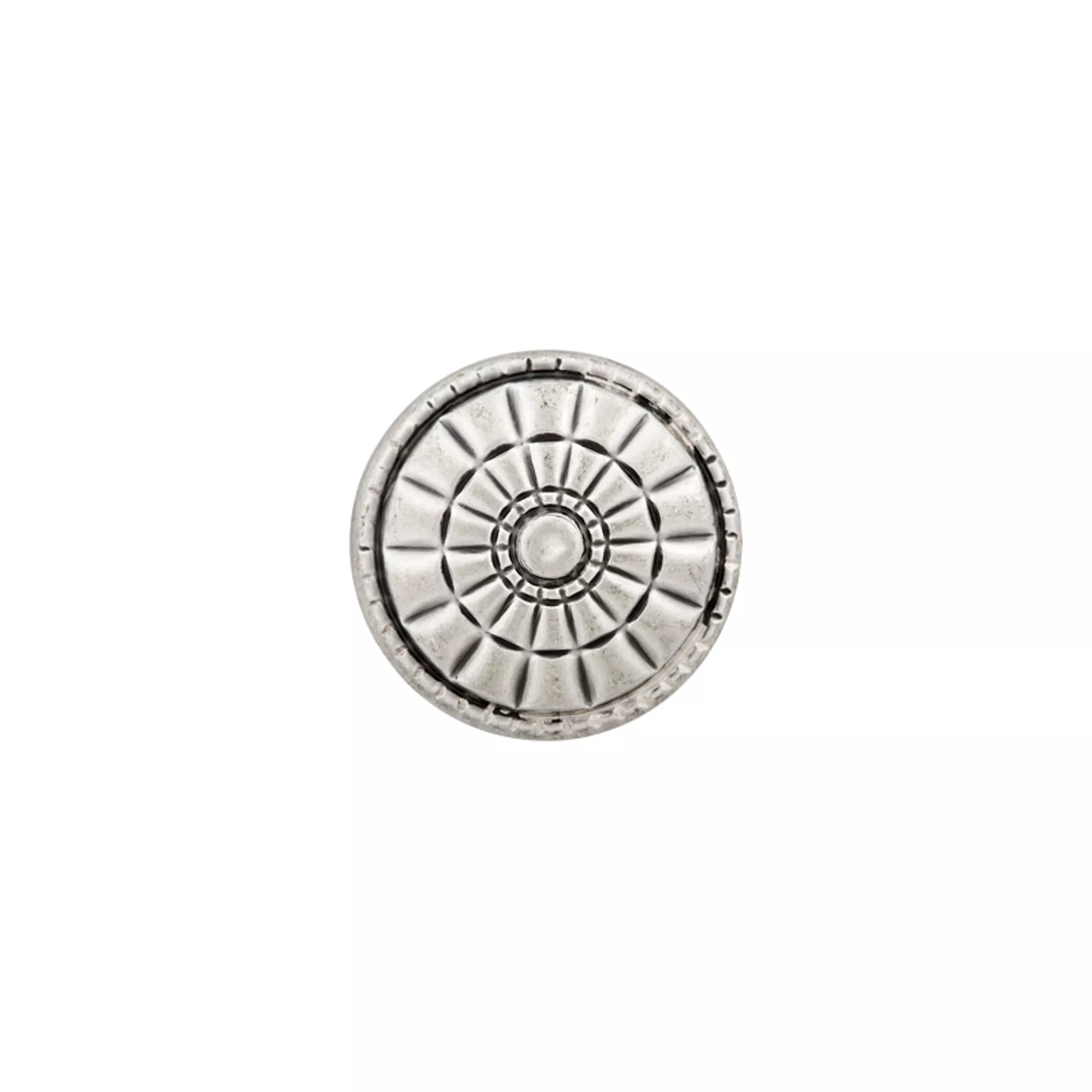 Bouton metal pied, Fleur