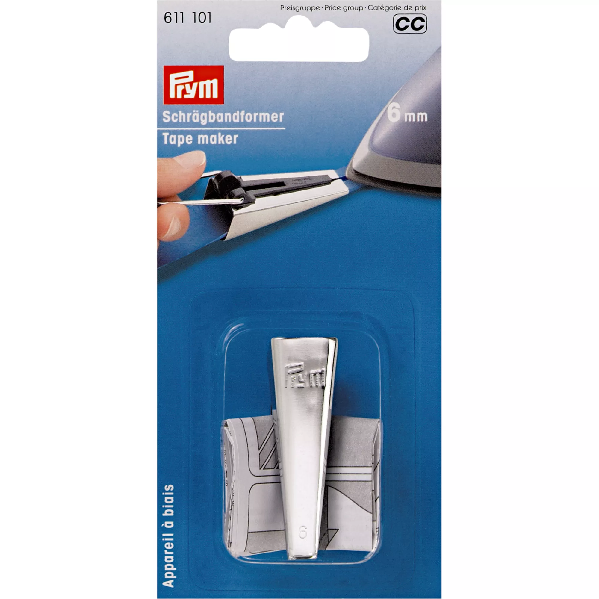 Bias binding maker, 6mm