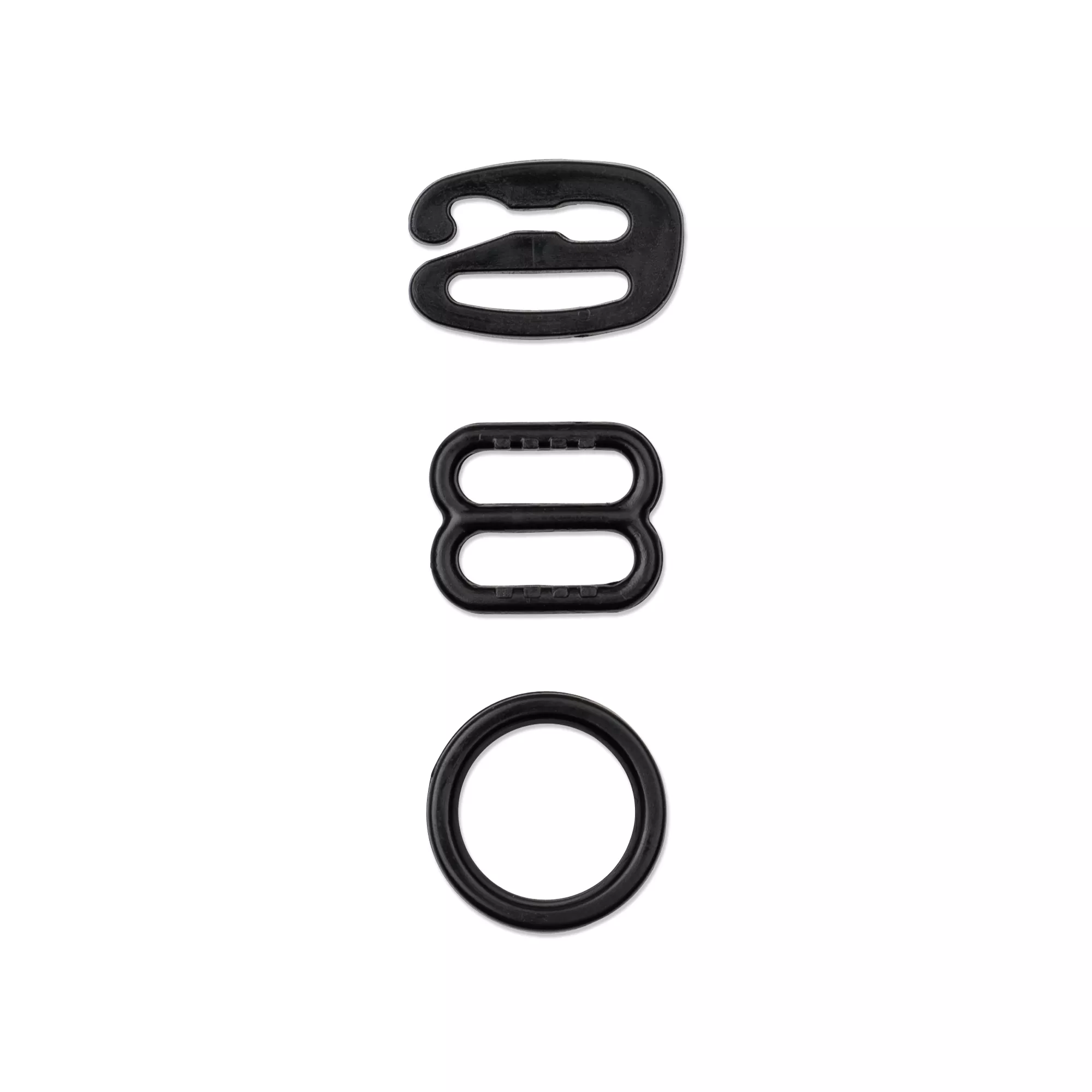 Accesorios de sostén, 10mm, negro