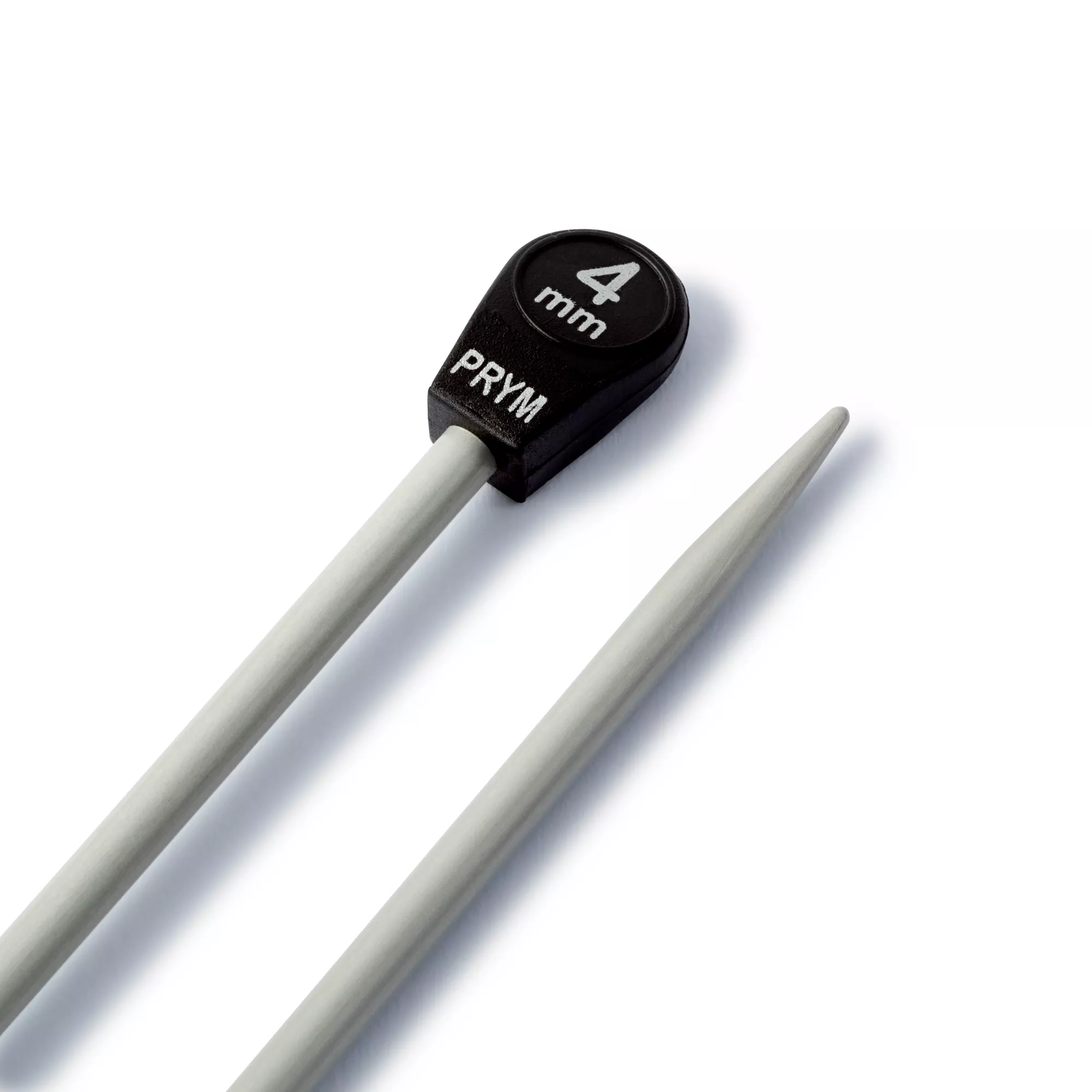 Single-pointed knitting needles, aluminium, 40cm, 4.00mm, grey