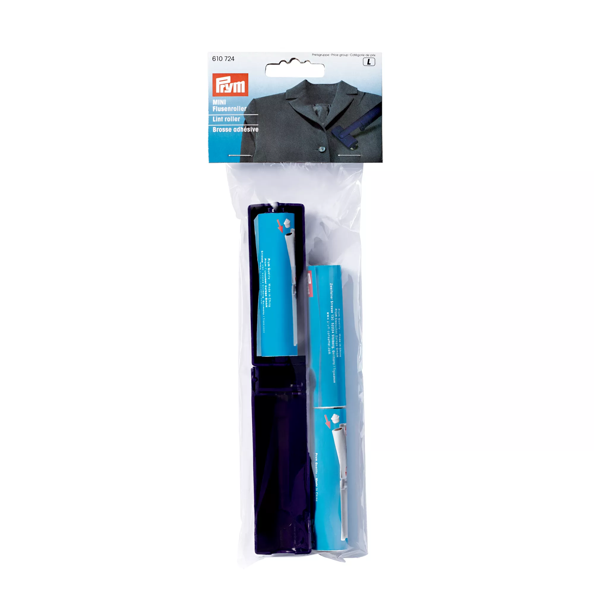 Lint roller Mini with 2 refills