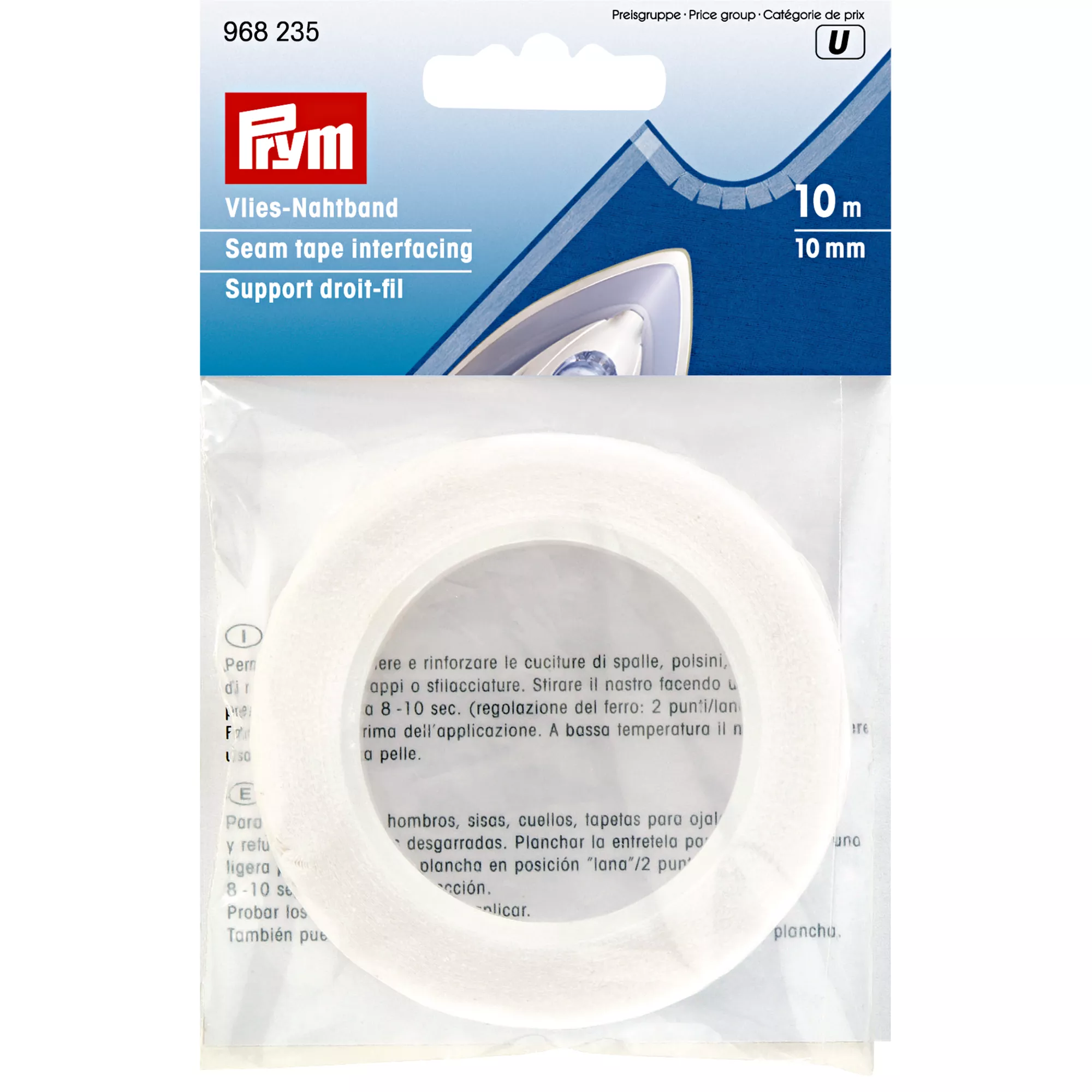 Seam tape interfacing