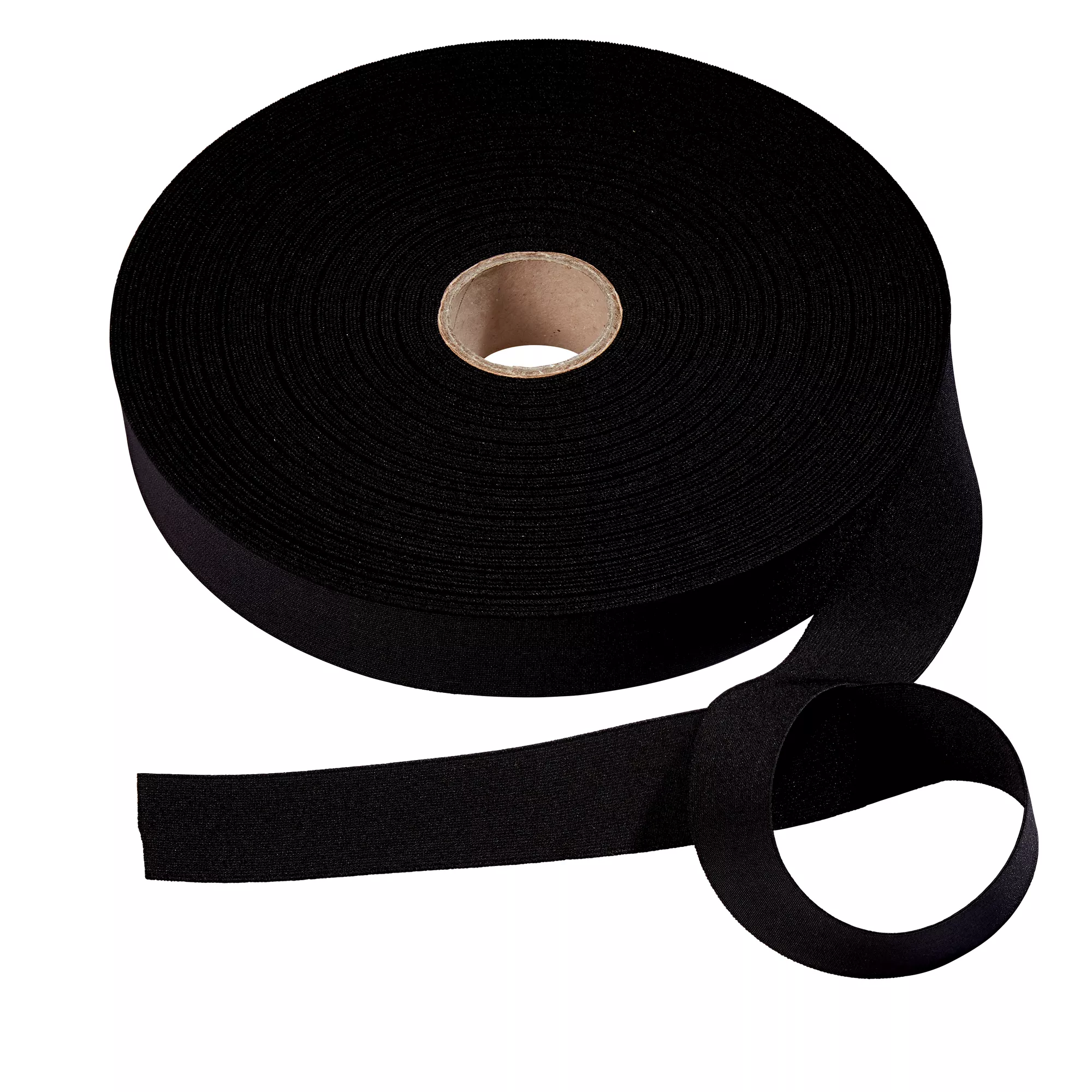 Elastic tape, strong, 40mm, black, 50m