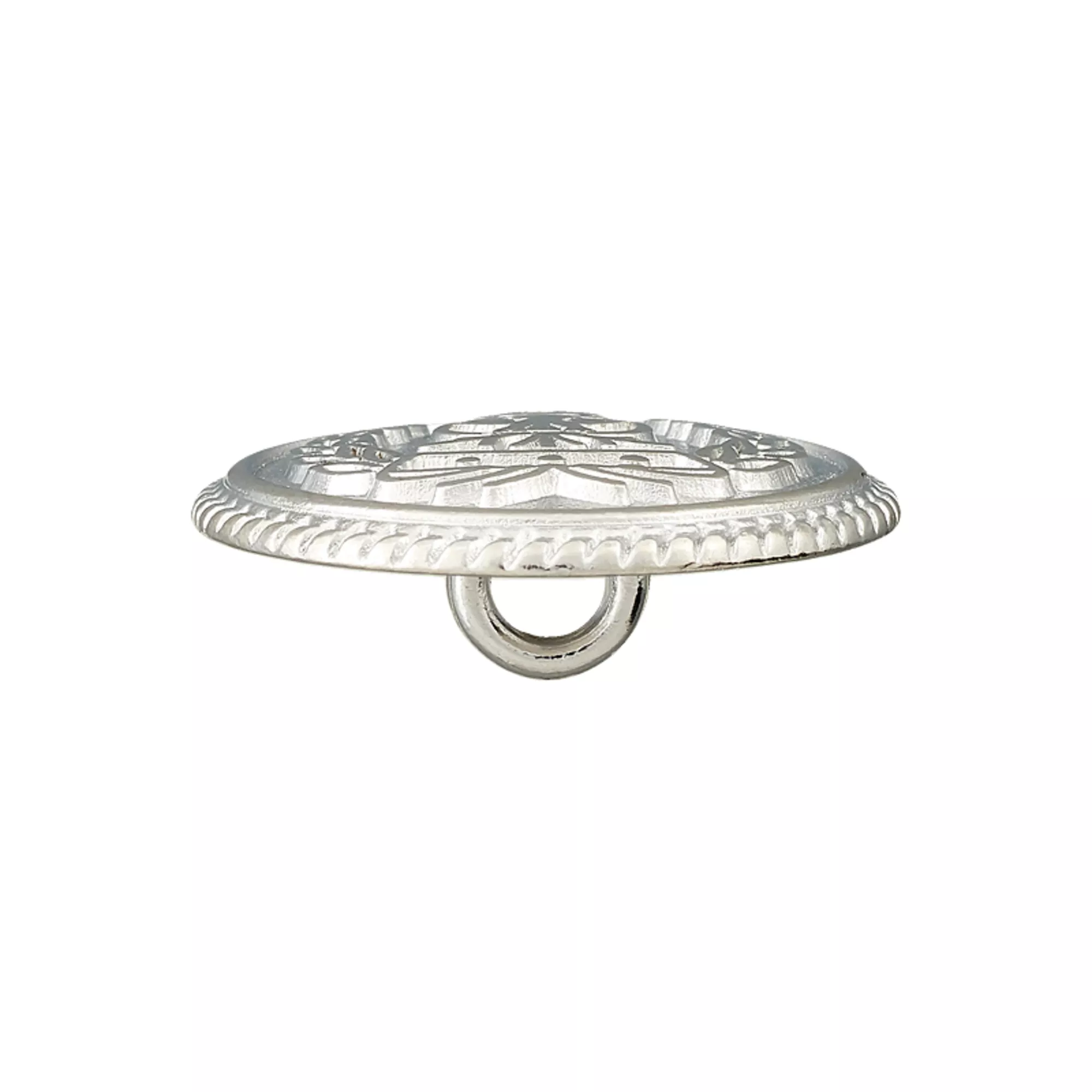 Bouton métal pied