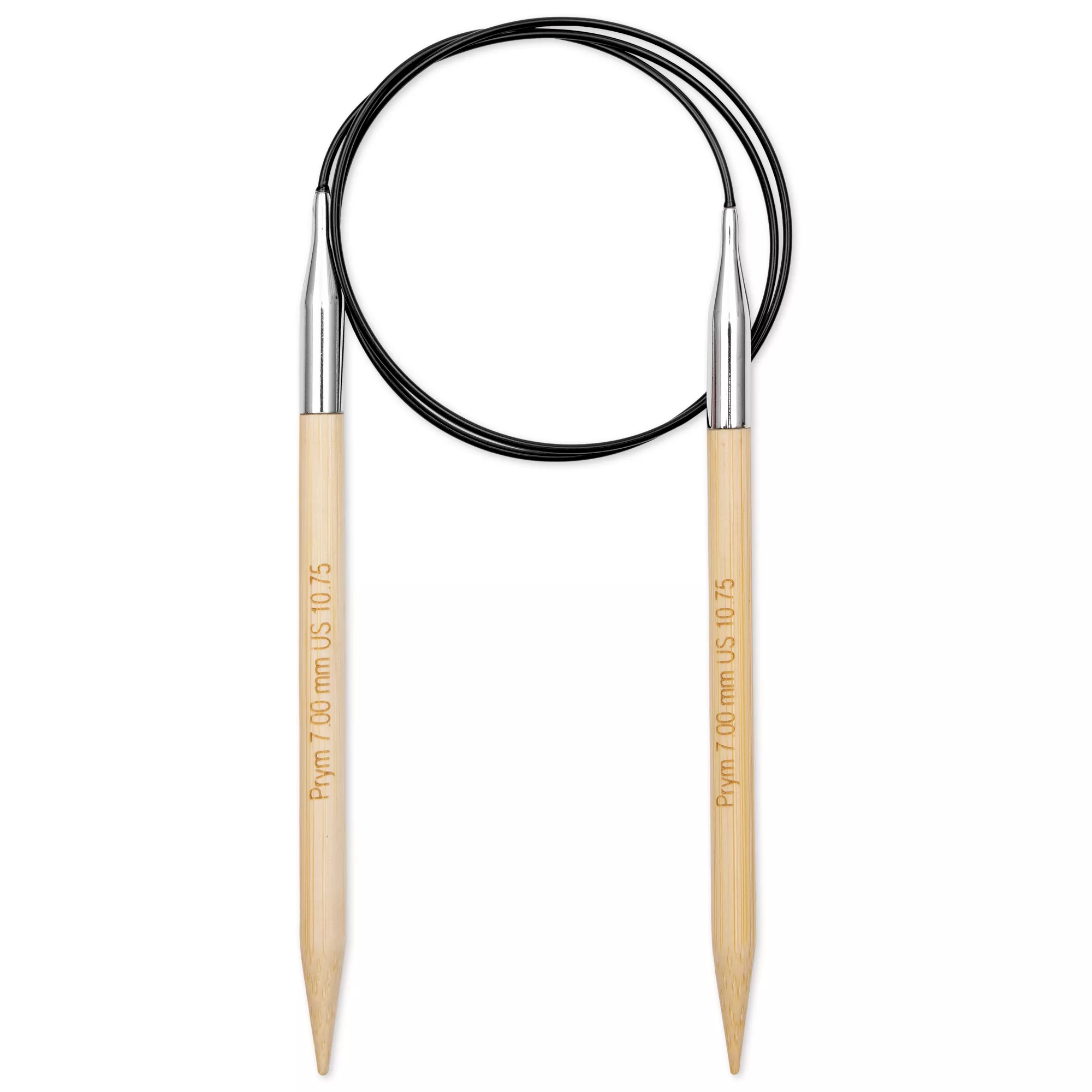 Aiguille à tricoter circulaire Bambou Prym 1530, 80cm, 7,00mm