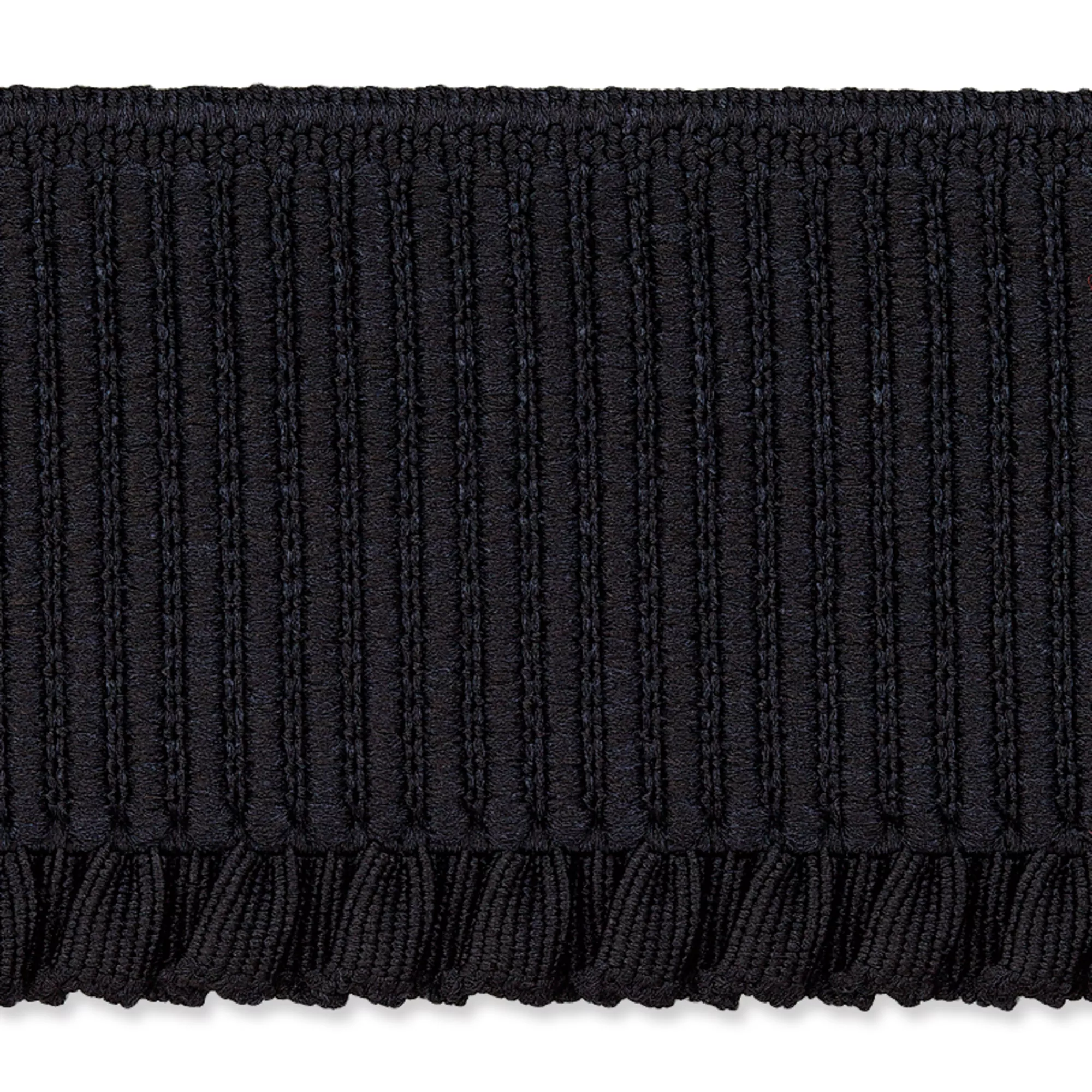 Elastic braid with frills