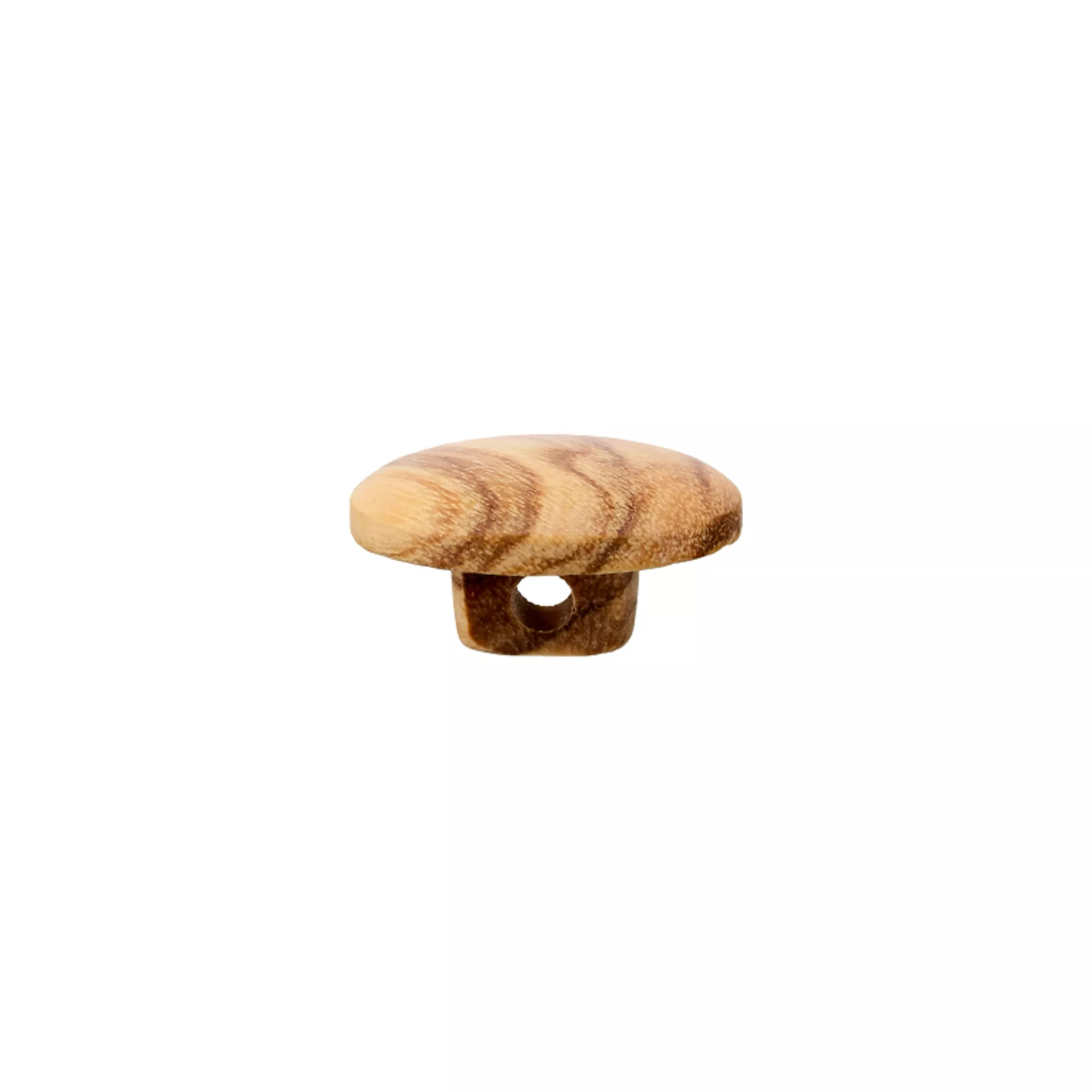 Bouton bois pied