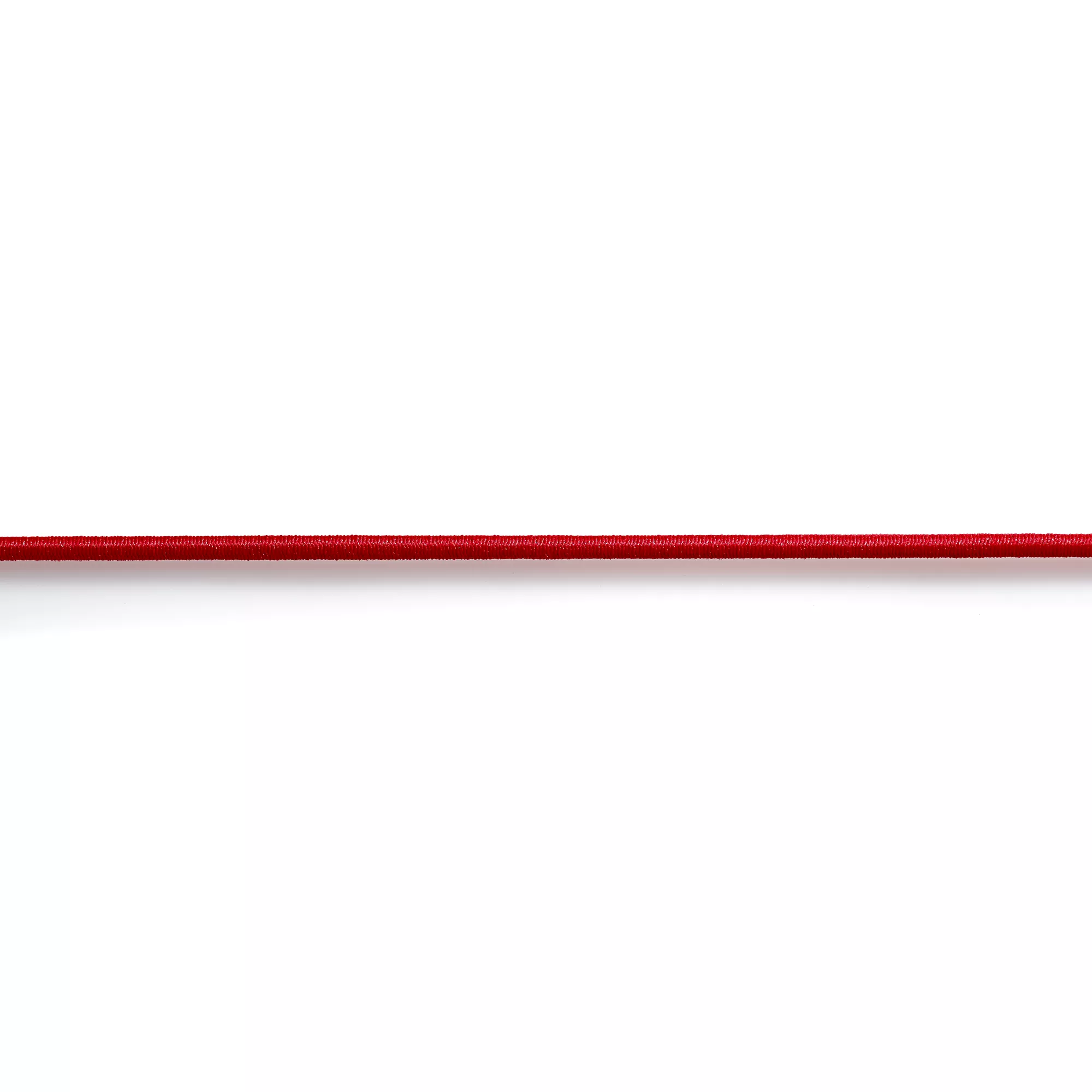 Cordón elástico, 2,5mm, rojo, 3m