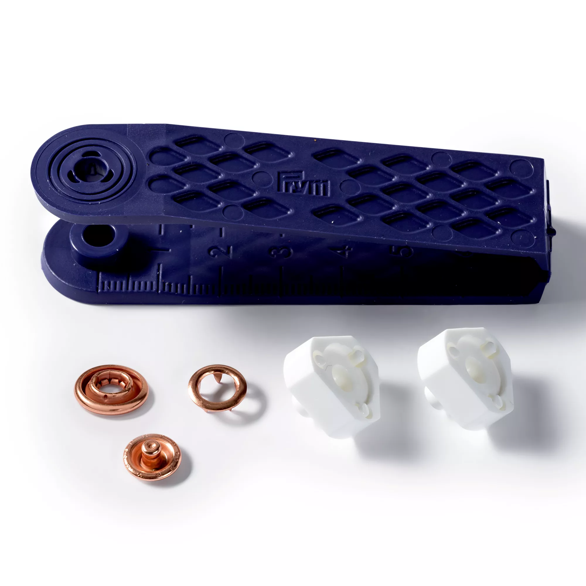 Nähfrei-Druckknopf "Jersey", 10mm, kupferfarbig