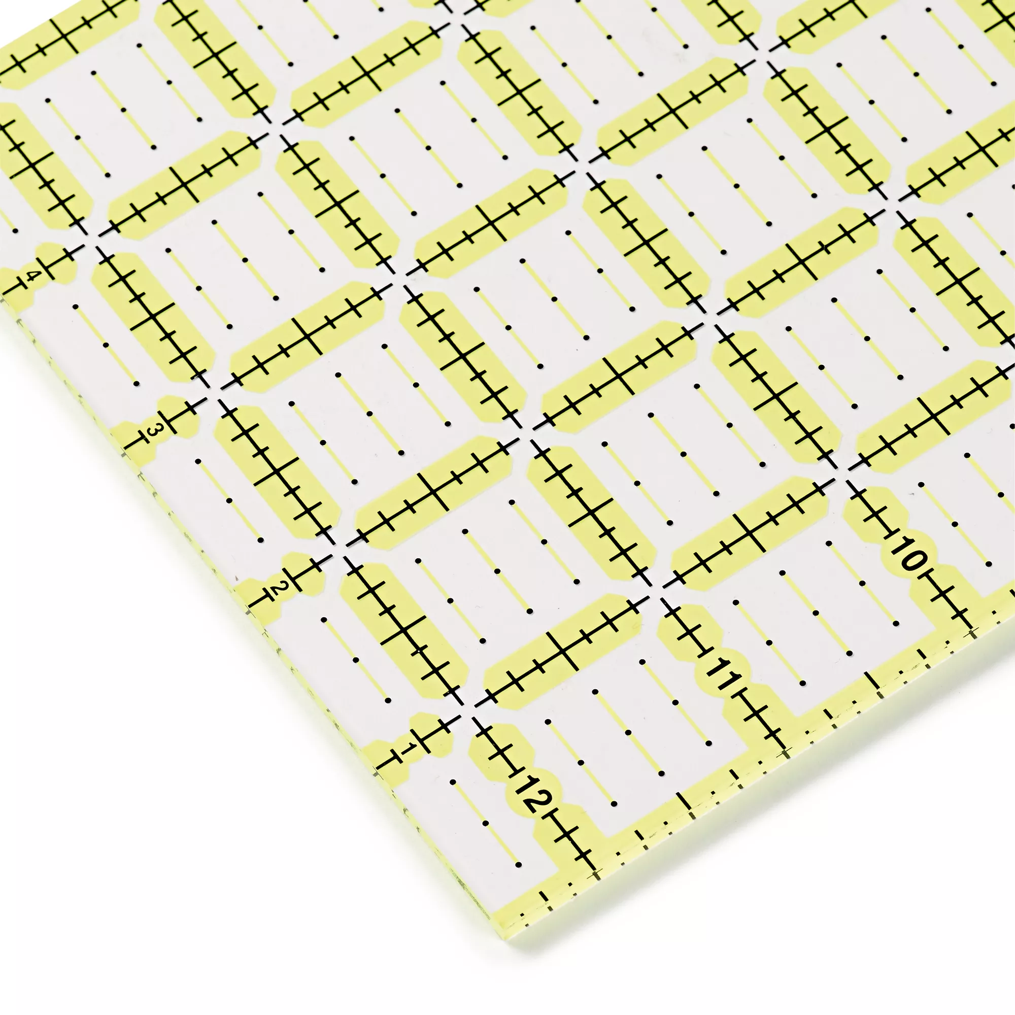 Omnigrip non-slip ruler, 12.5x12.5inch