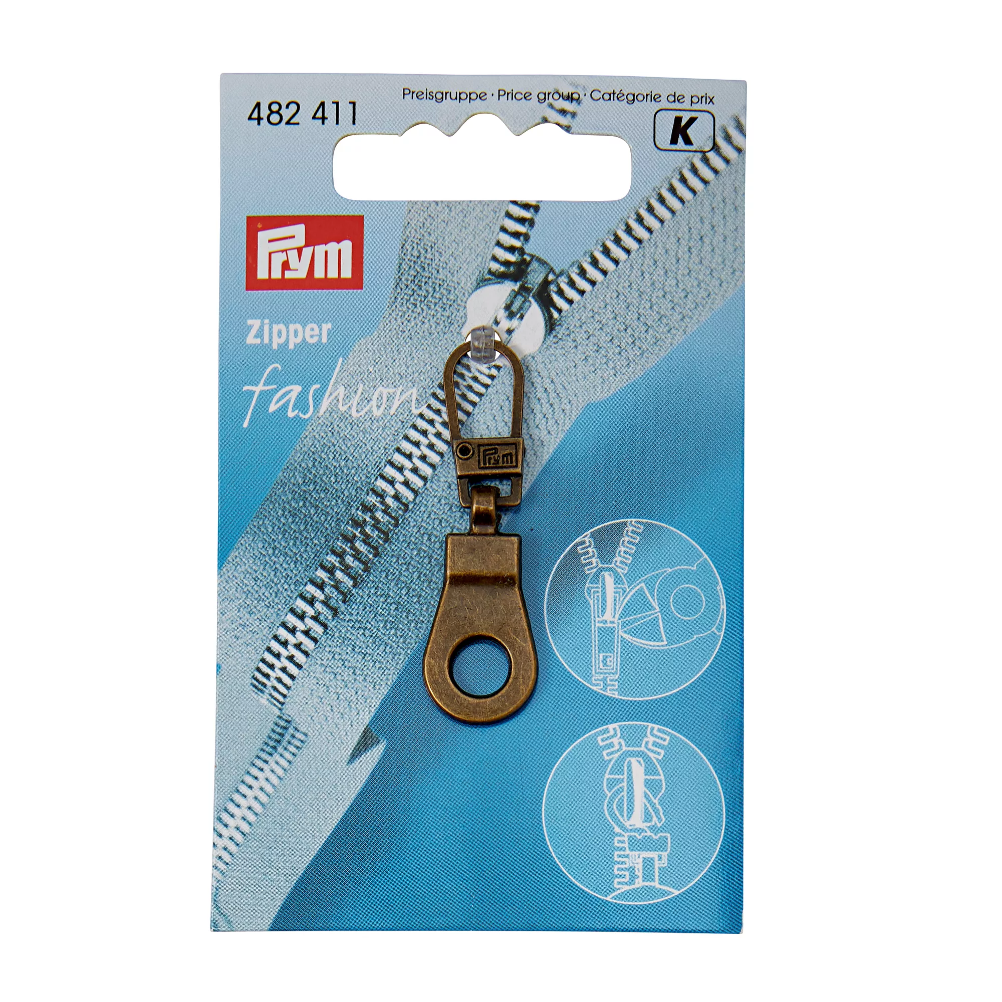 Fashion Zipper pullers eyelet