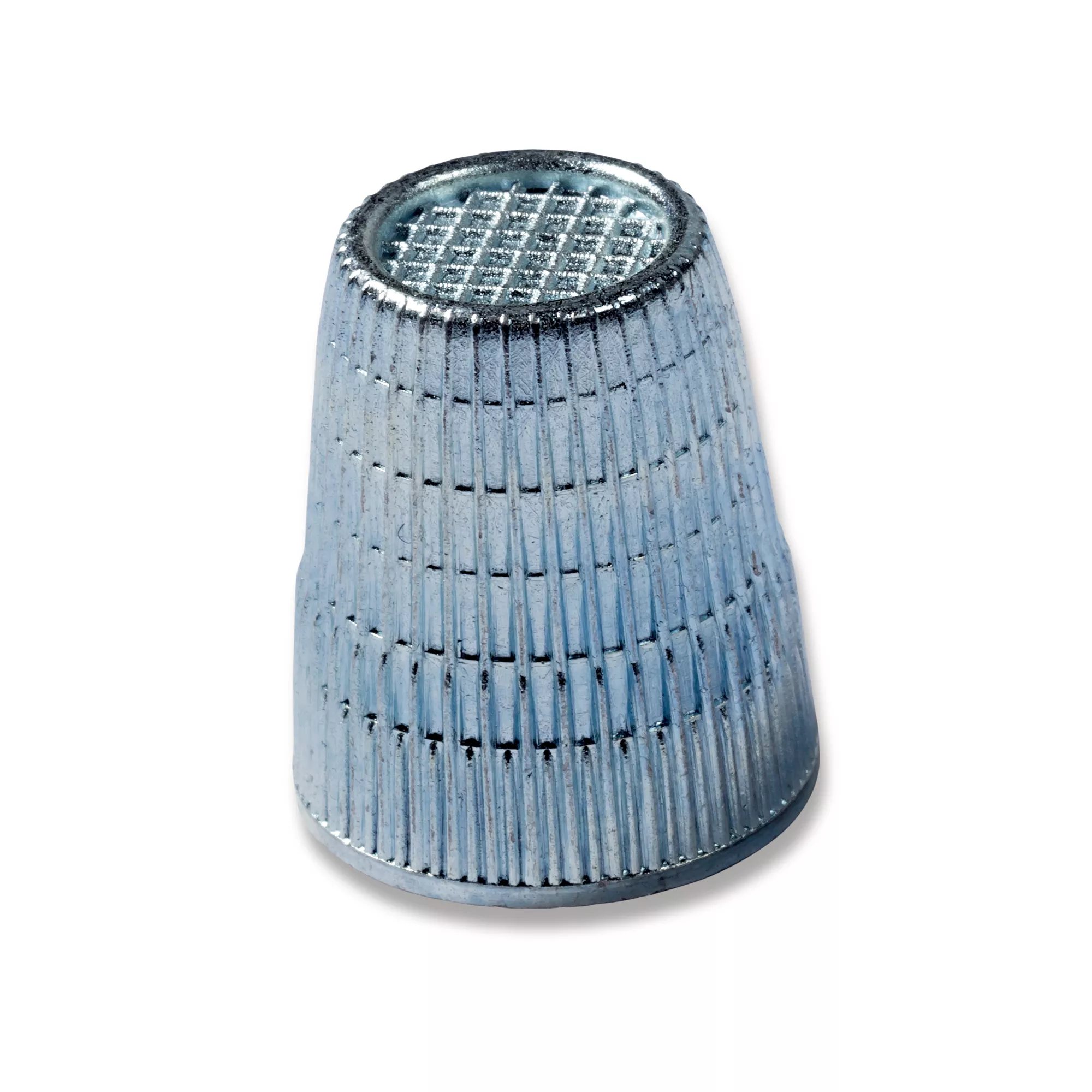 Thimble with anti-slip edge, 18.0mm, silver-coloured, items
