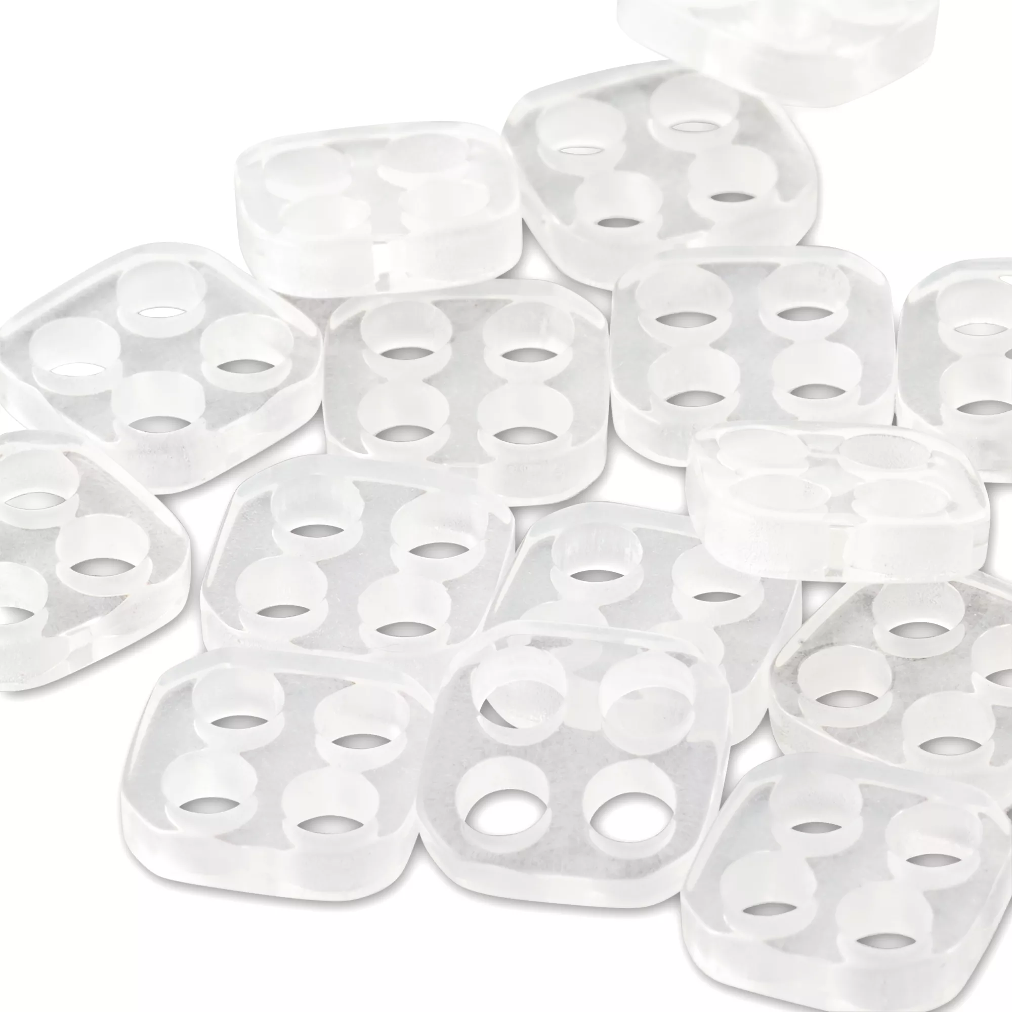 Counter buttons, transparent