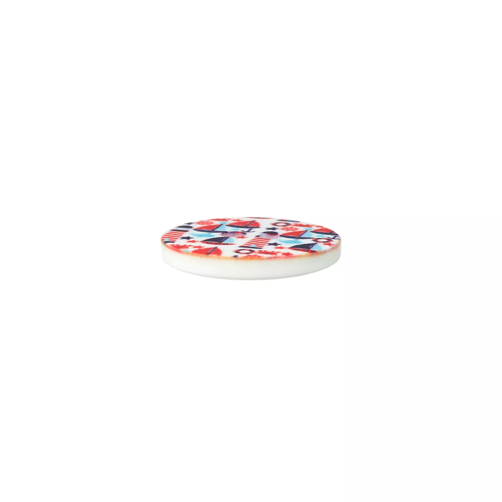 Polyester button 2-holes, 15mm