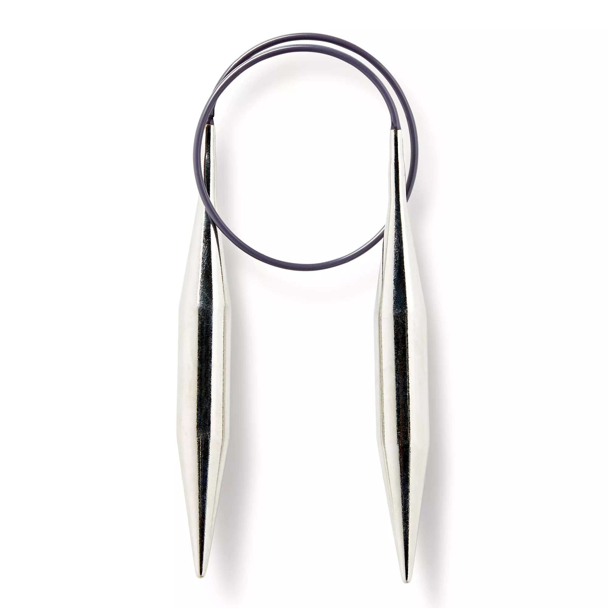 Circular knitting needles, 40cm, 12.00mm, silver-coloured