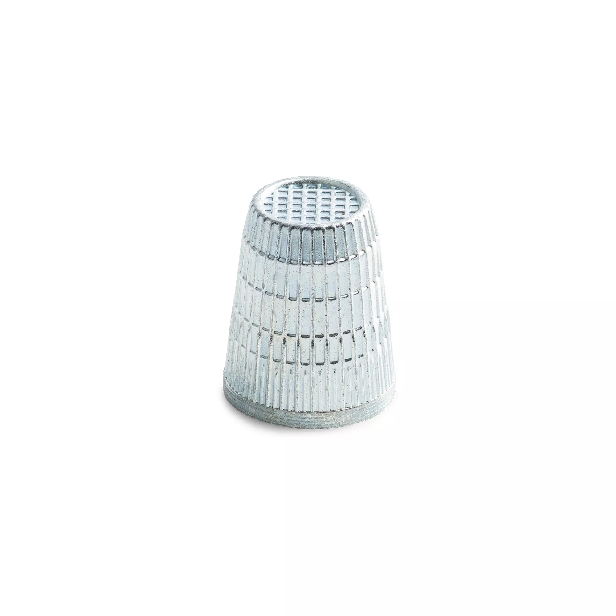 Thimble with anti-slip edge, 15.0mm, silver-coloured, items