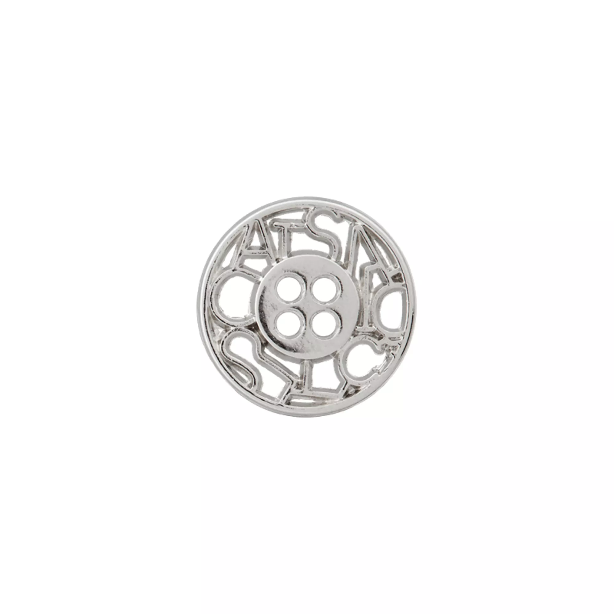 Metal button 4-holes