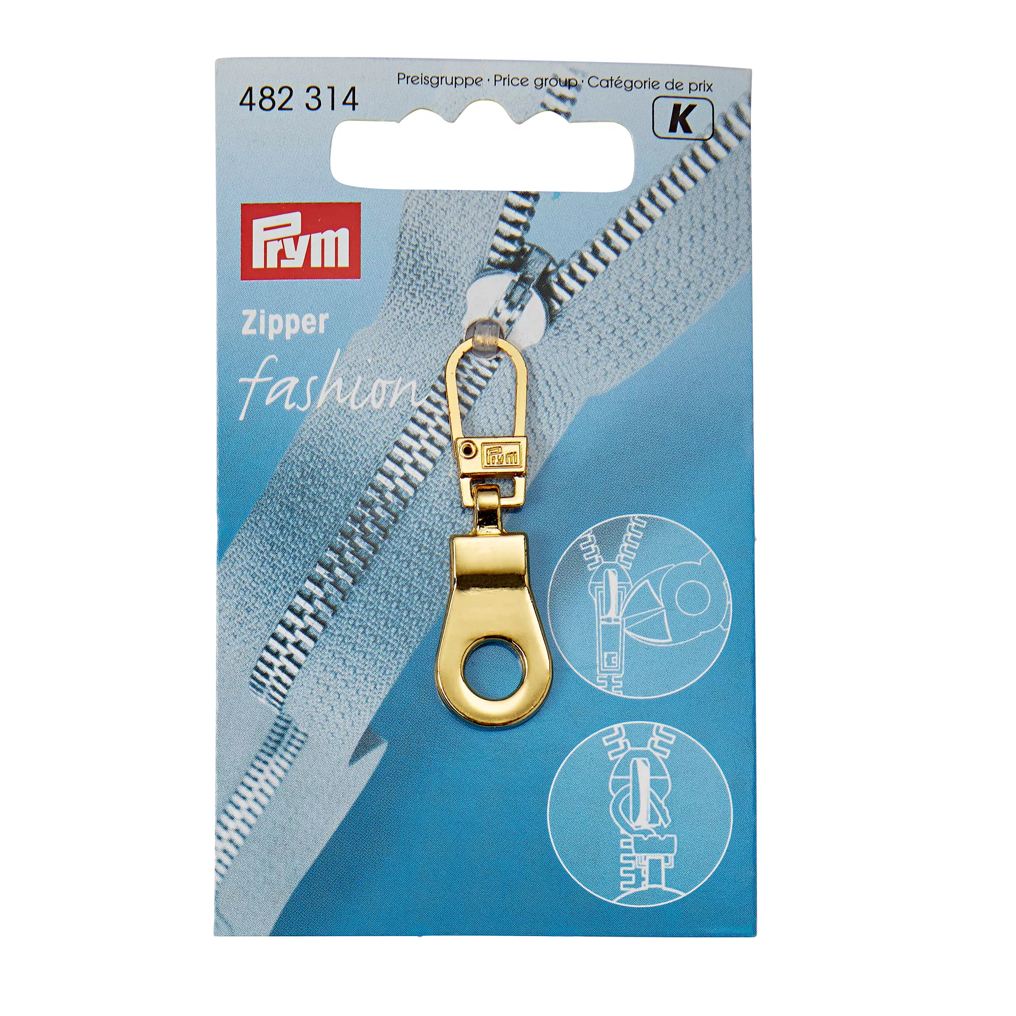 Fashion Zipper pullers eyelet