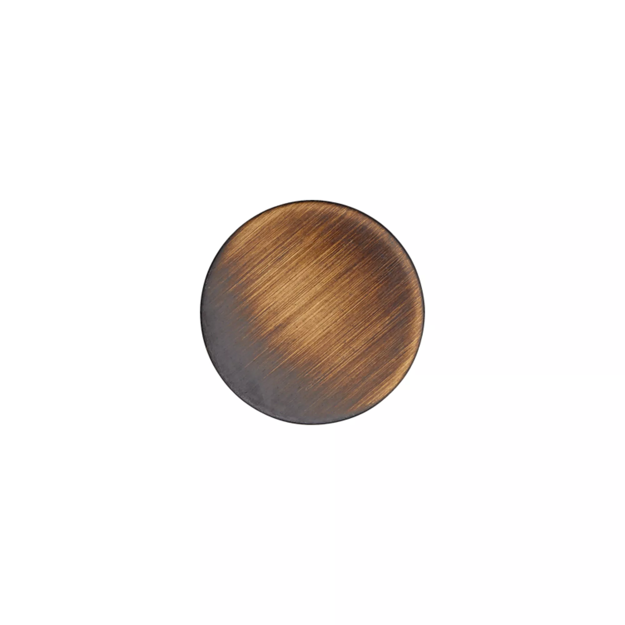 Bouton métal pied 25mm or