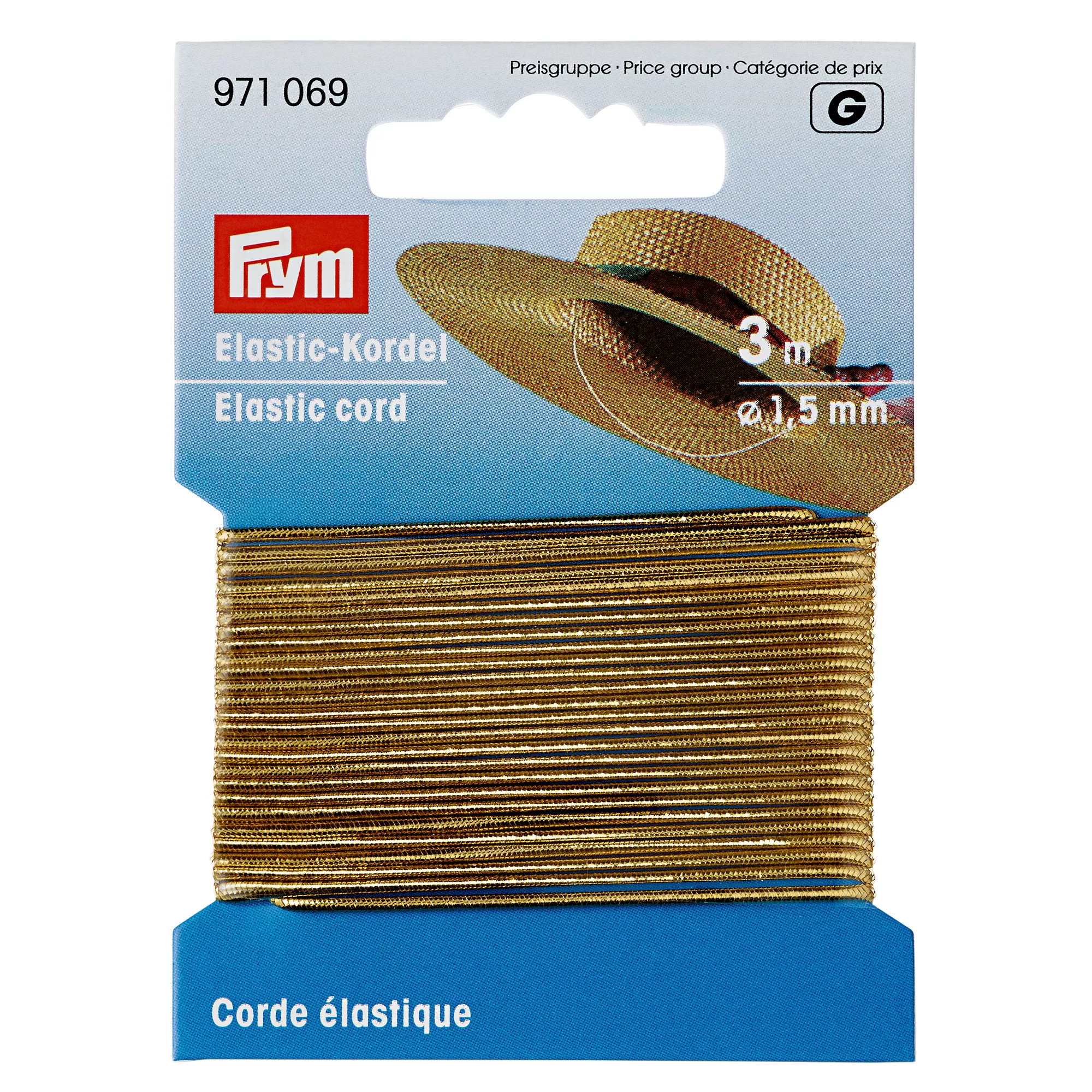 Elastic cord in various colours