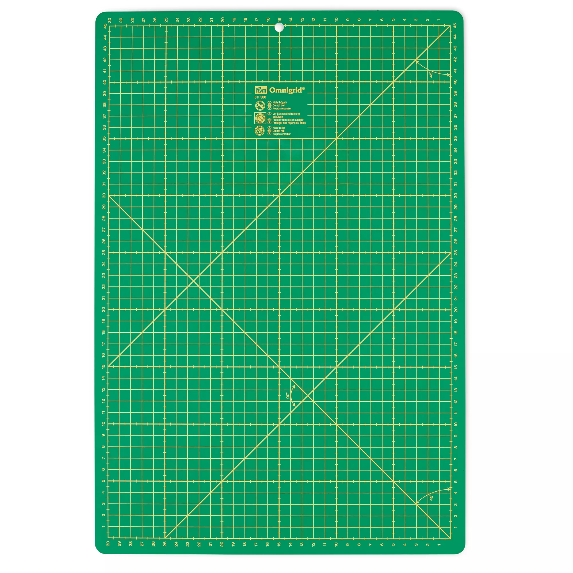 Cutting mat cm/inch divisions, 45x30cm