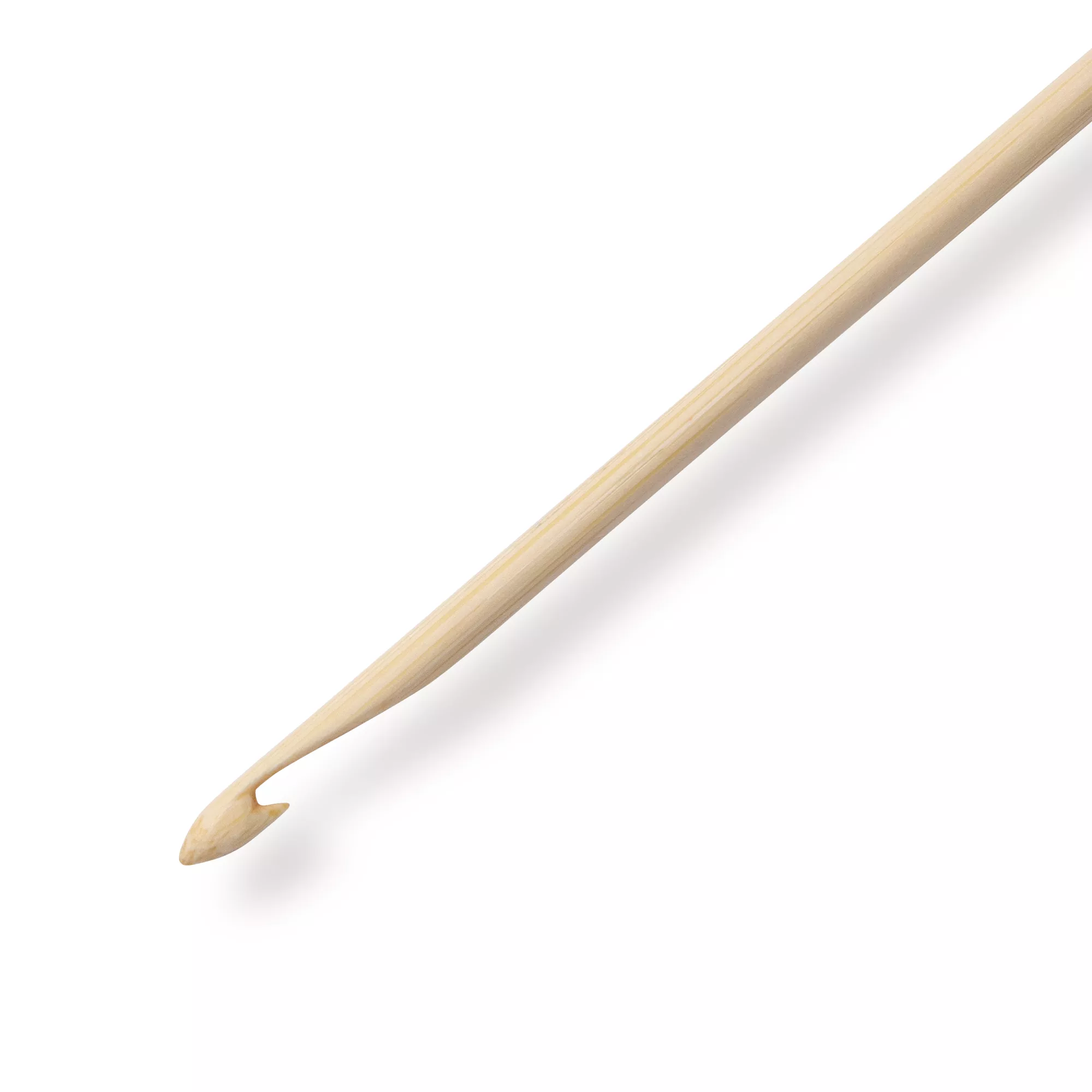 Crochet pour laine Prym 1530, bambou, 15cm, 3,50mm