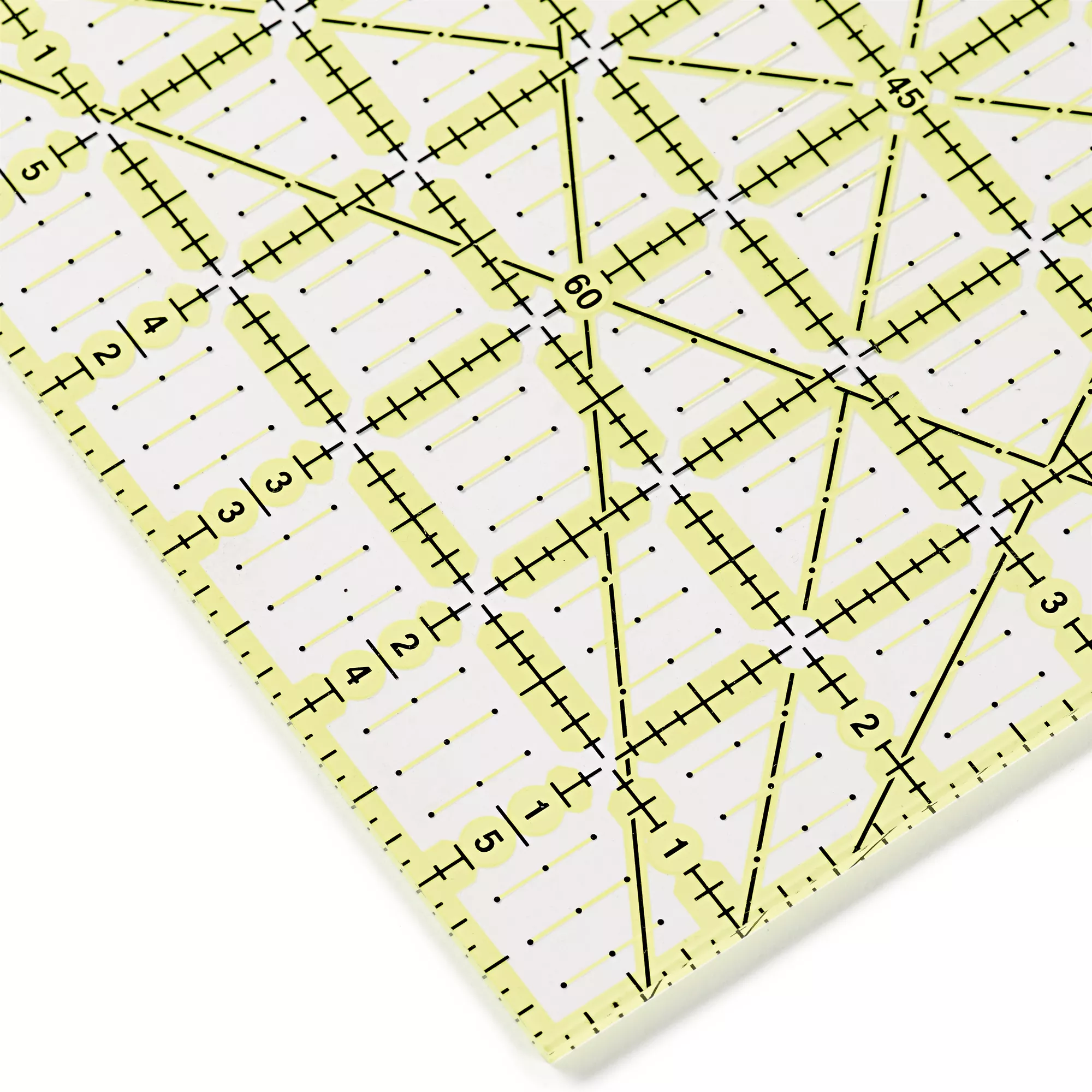 Omnigrip non-slip ruler, inch scale